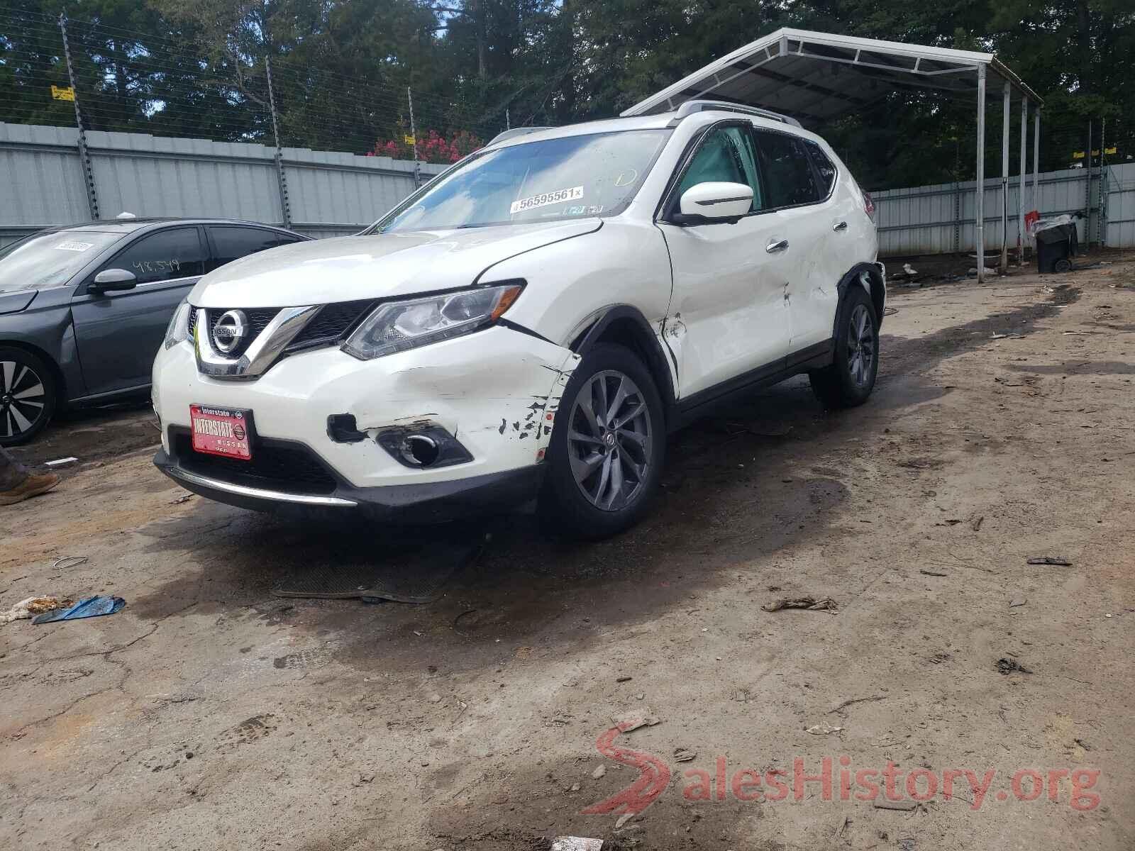 5N1AT2MV0GC877587 2016 NISSAN ROGUE