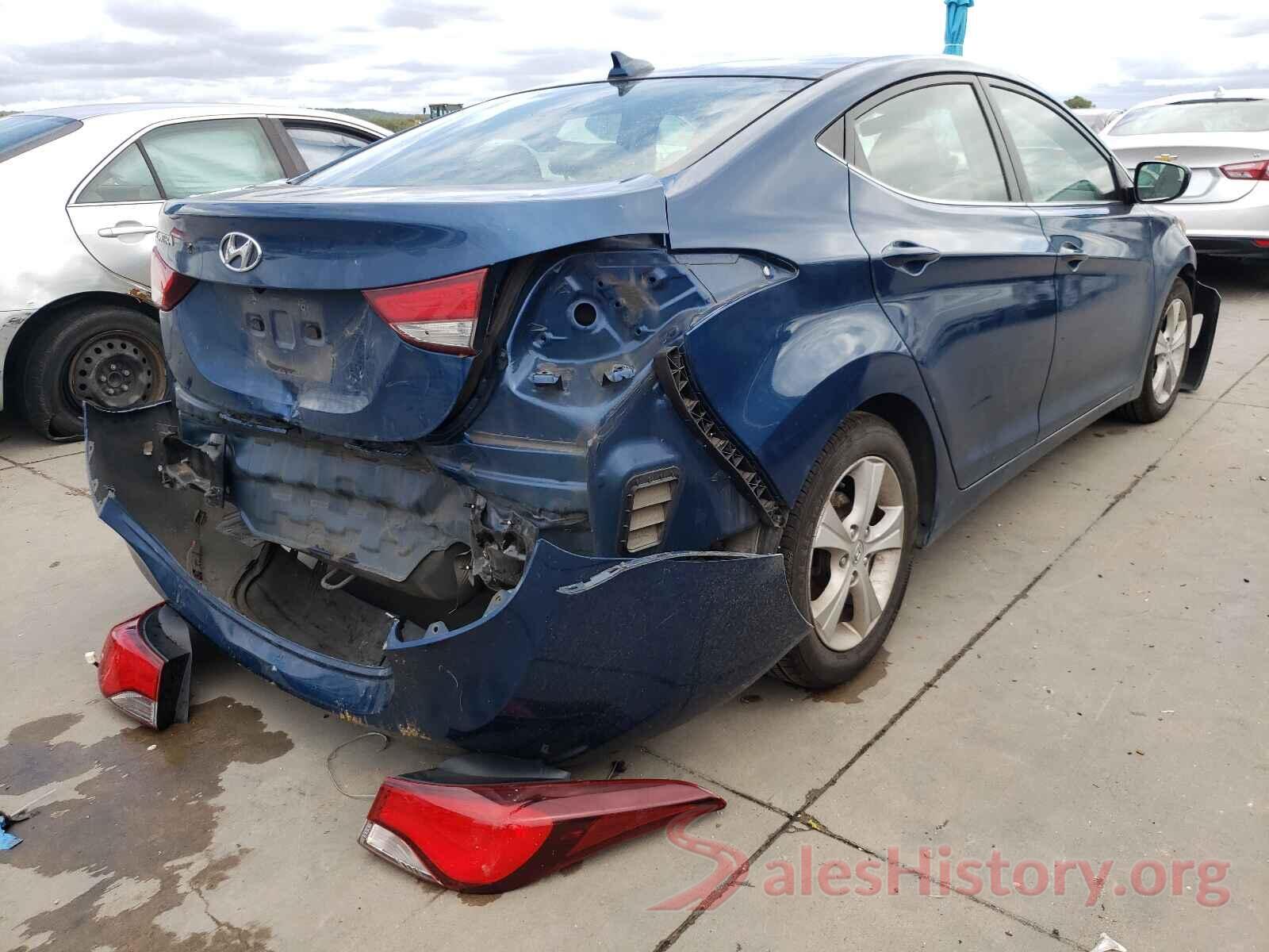 KMHDH4AE8GU593892 2016 HYUNDAI ELANTRA