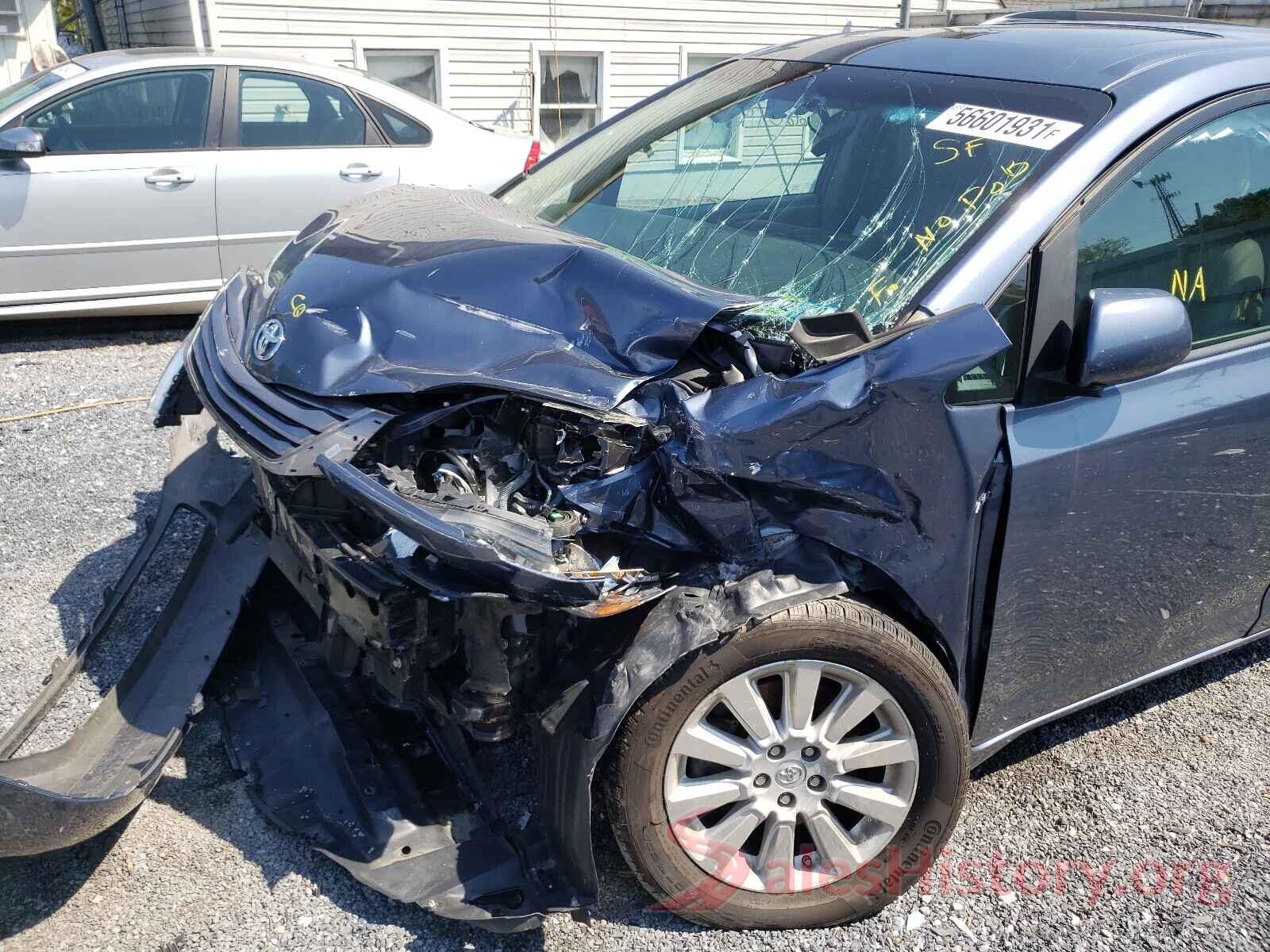 5TDDK3DC1GS143807 2016 TOYOTA SIENNA