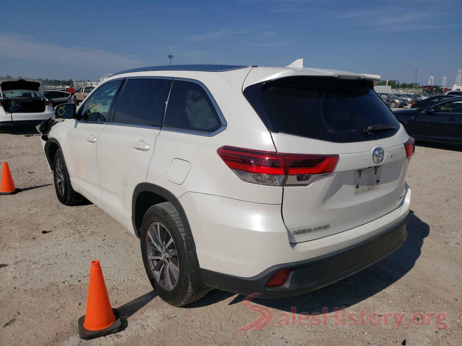 5TDKZRFH5HS525032 2017 TOYOTA HIGHLANDER