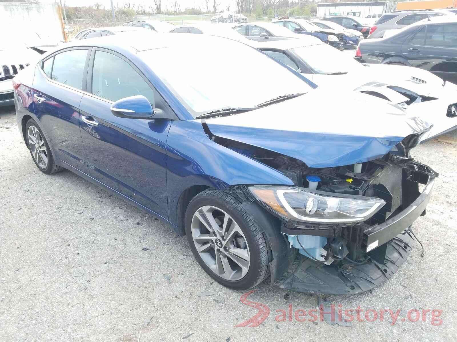 5NPD84LF7HH124394 2017 HYUNDAI ELANTRA