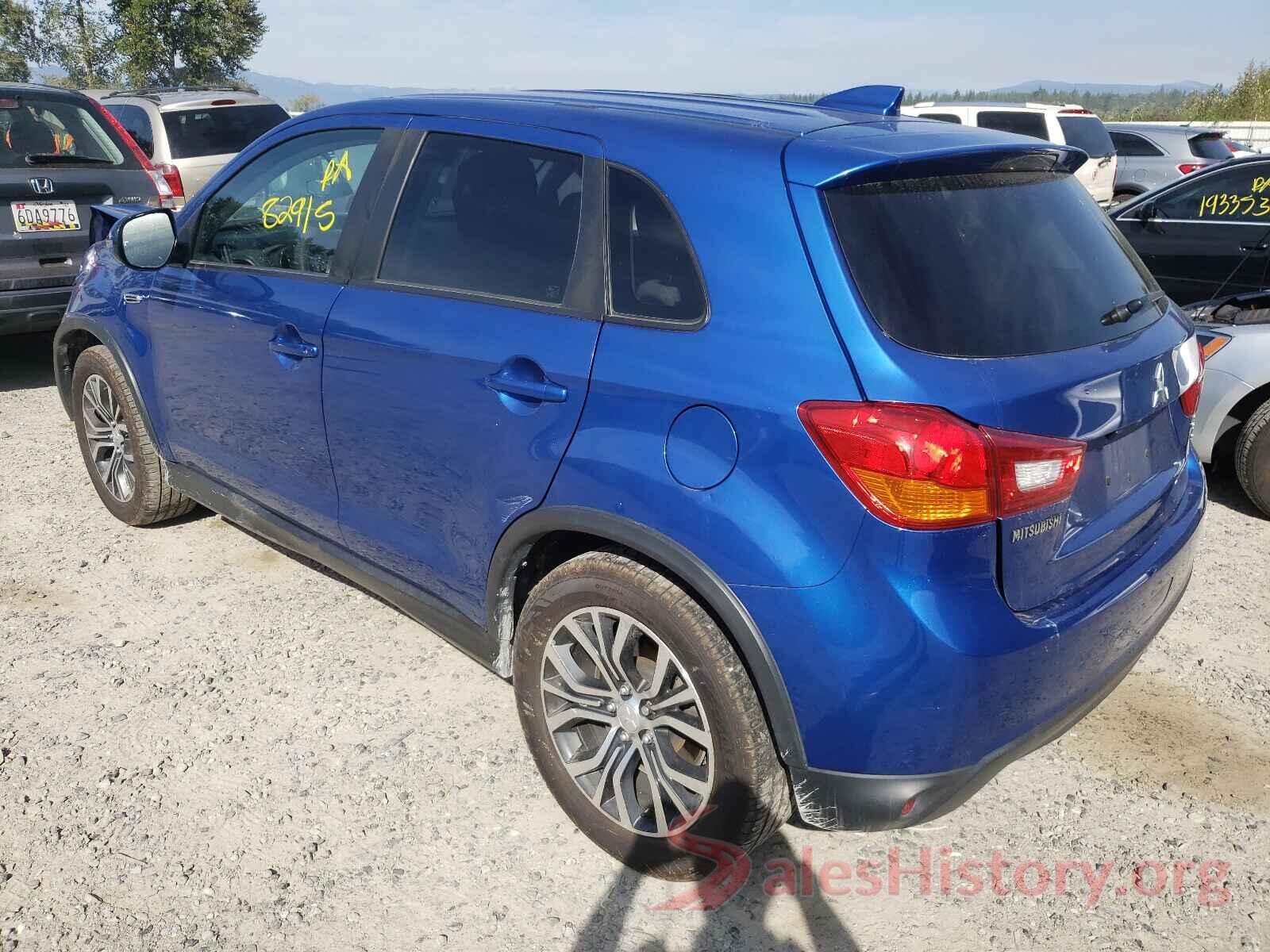 JA4AR3AW0HZ064443 2017 MITSUBISHI OUTLANDER