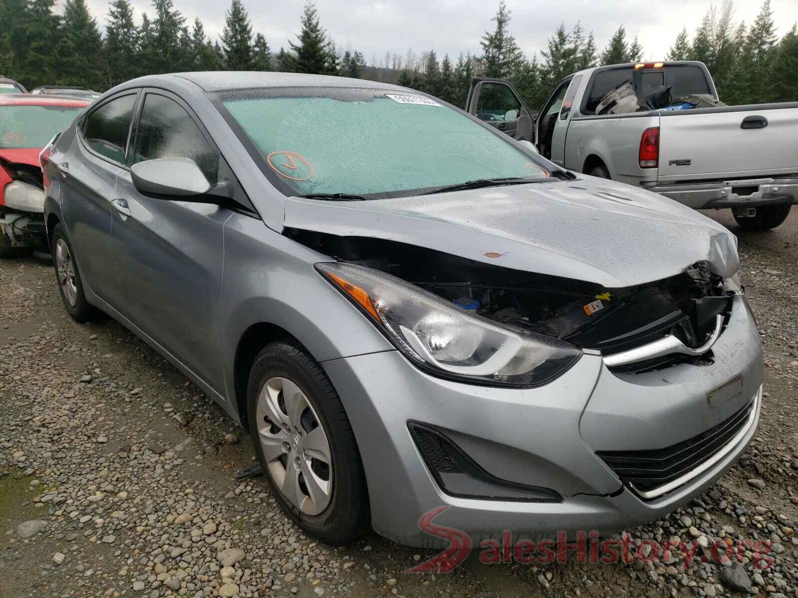 5NPDH4AE8GH760380 2016 HYUNDAI ELANTRA