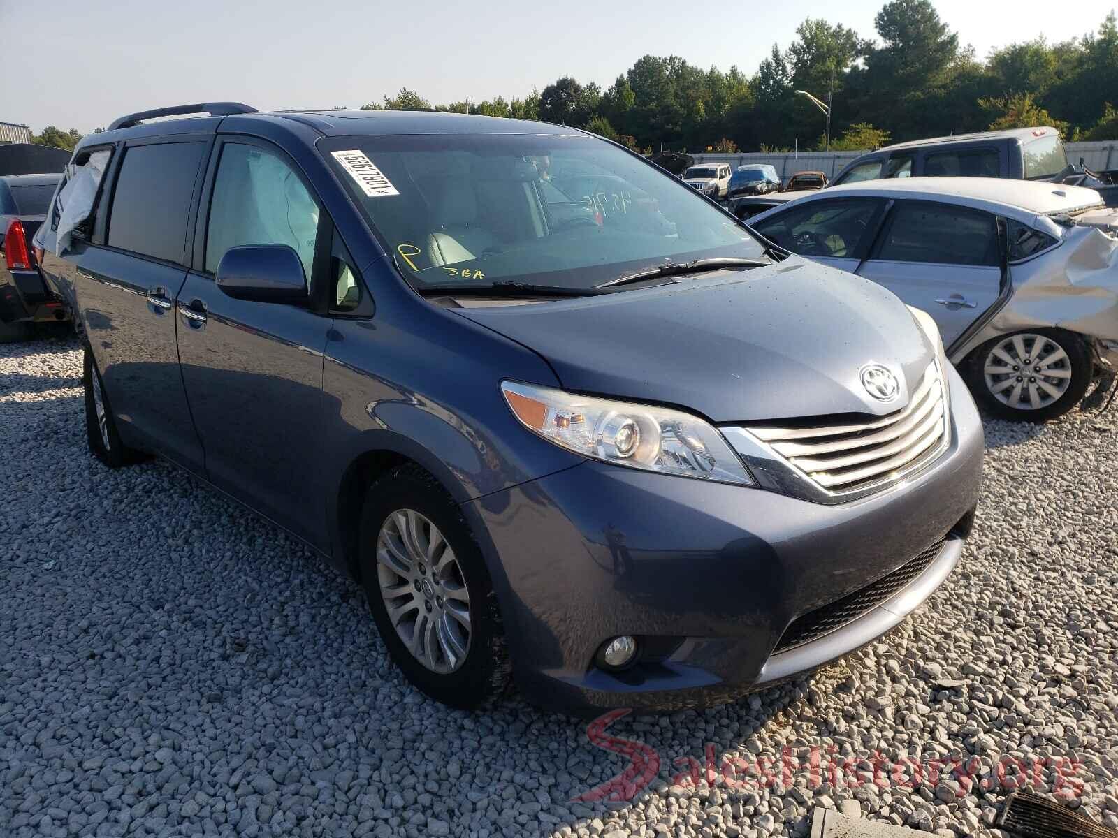 5TDYZ3DC6HS829758 2017 TOYOTA SIENNA