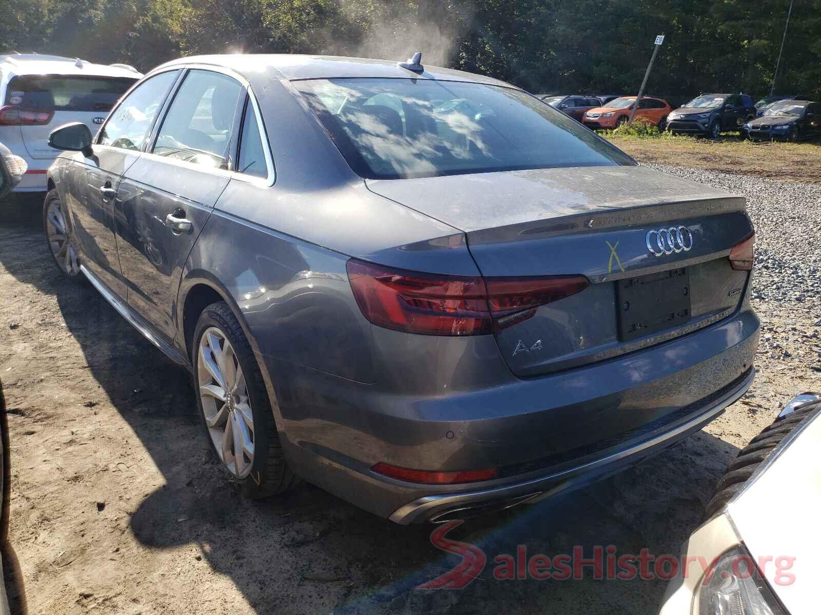 WAUENAF45KA013182 2019 AUDI A4