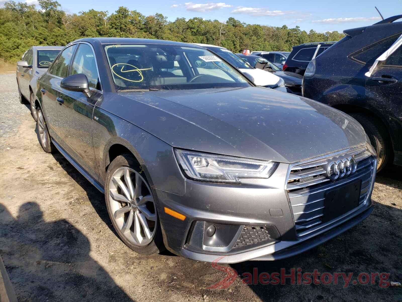 WAUENAF45KA013182 2019 AUDI A4