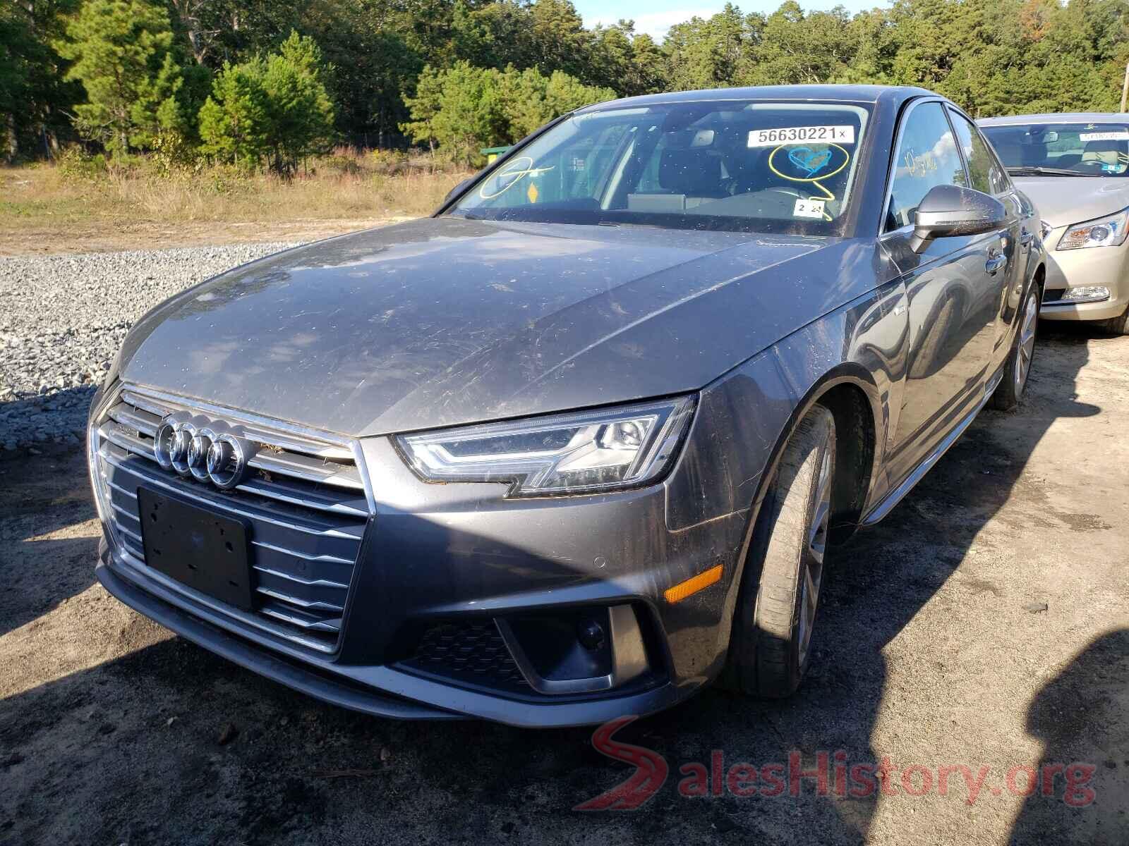 WAUENAF45KA013182 2019 AUDI A4