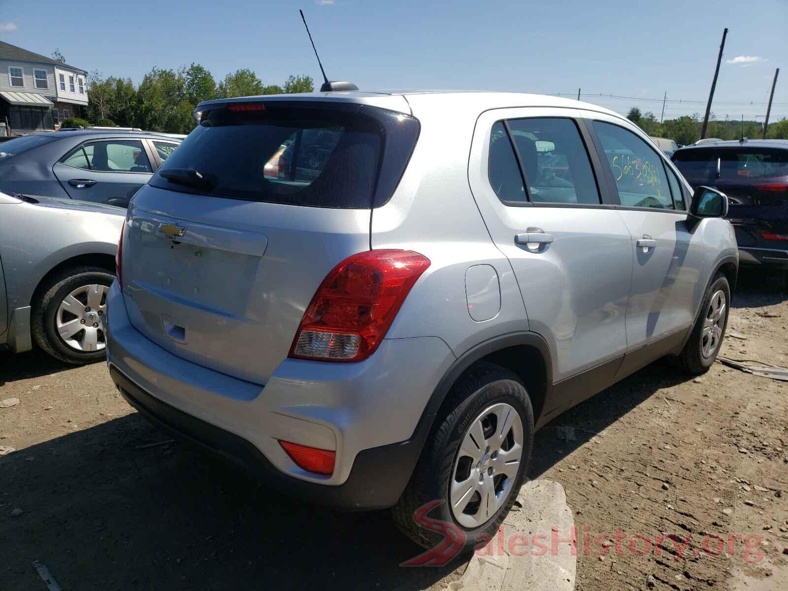 KL7CJKSB4HB183582 2017 CHEVROLET TRAX