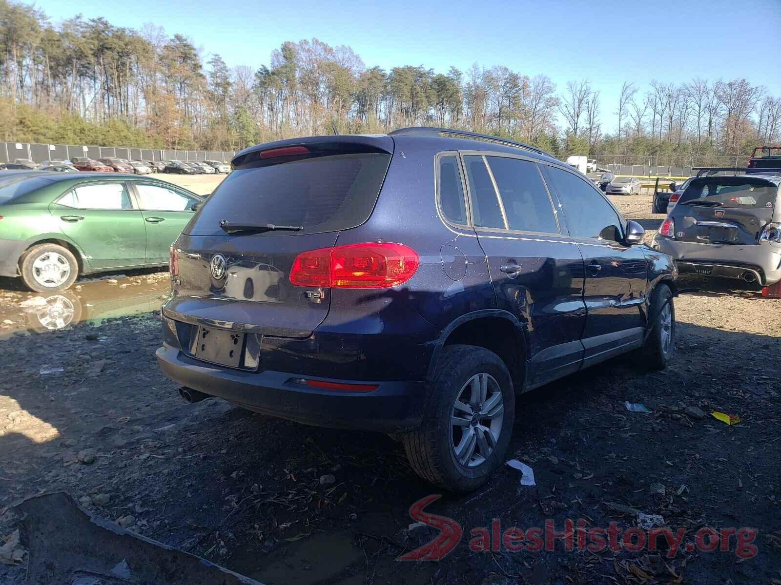 WVGAV7AX8GW612833 2016 VOLKSWAGEN TIGUAN