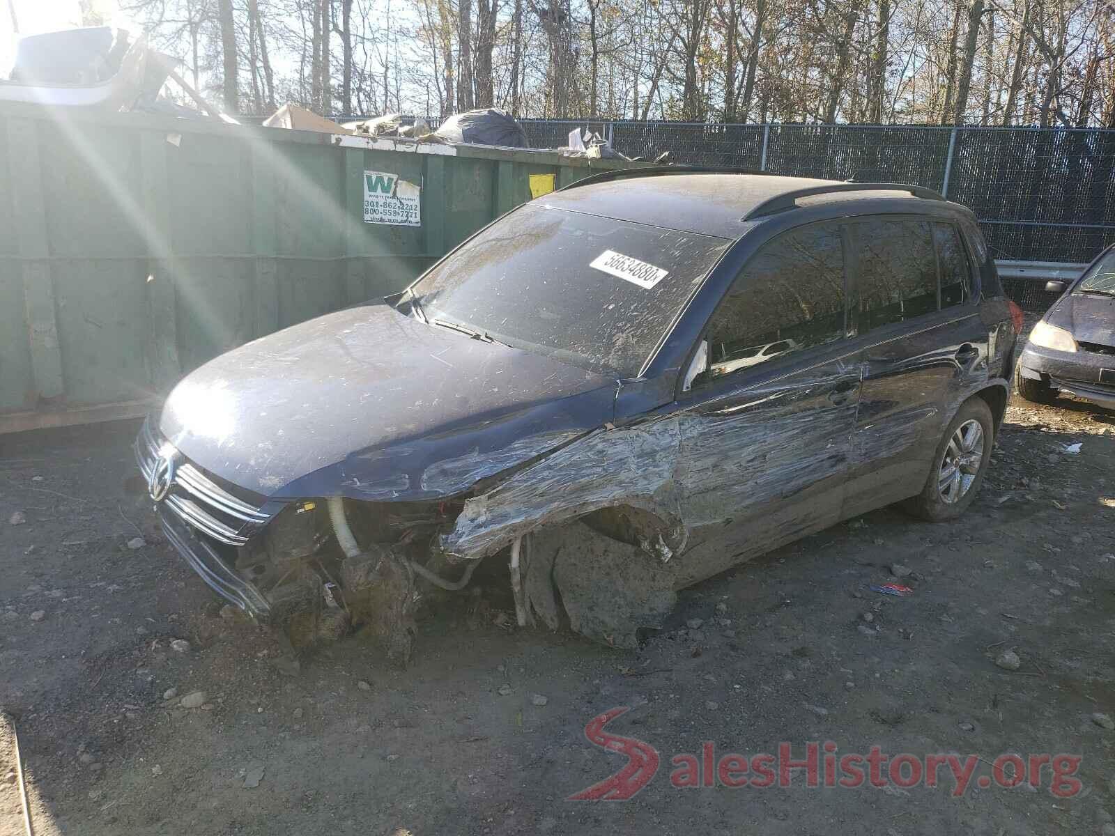 WVGAV7AX8GW612833 2016 VOLKSWAGEN TIGUAN