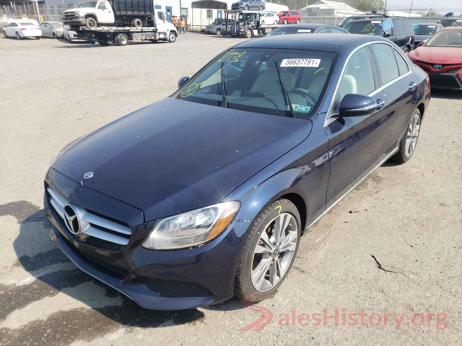 55SWF4KBXJU272278 2018 MERCEDES-BENZ C-CLASS