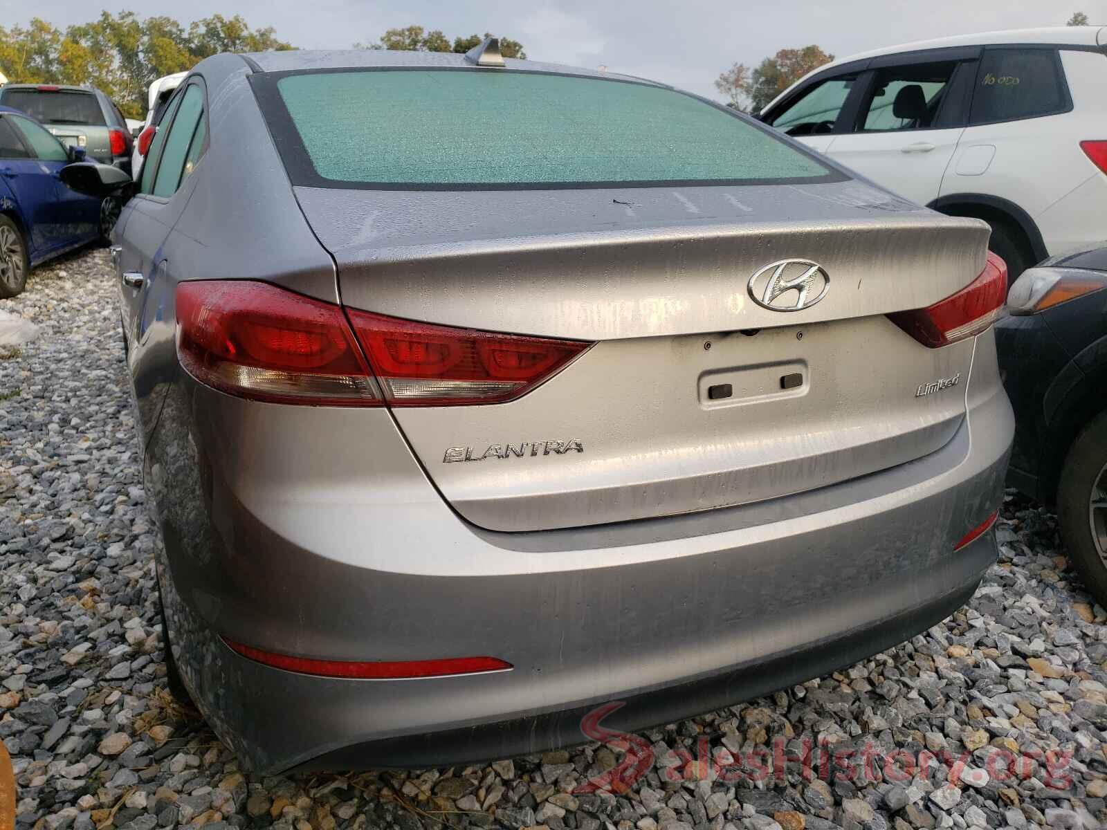 5NPD84LF7HH158805 2017 HYUNDAI ELANTRA