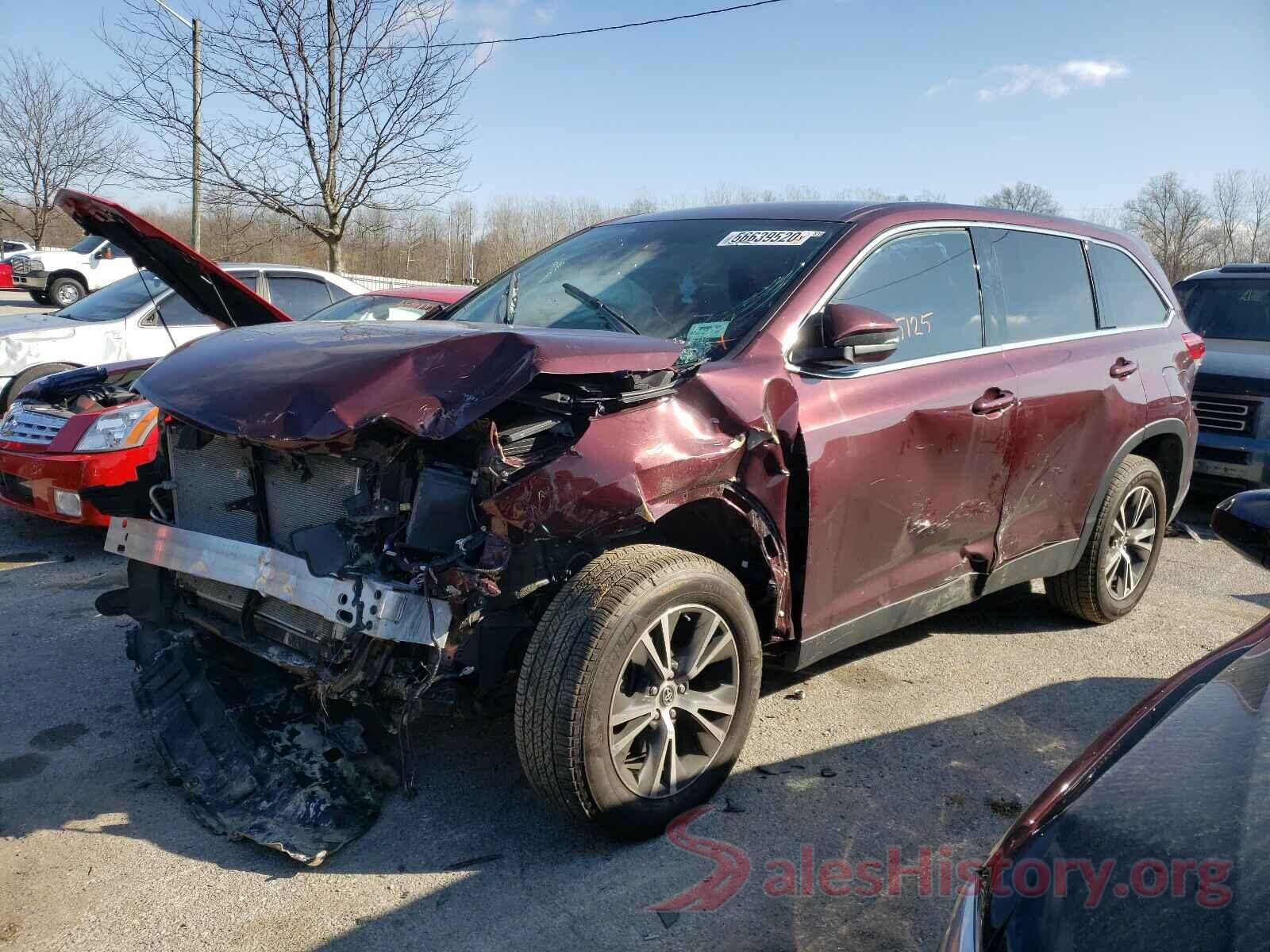 5TDZARFH2KS058620 2019 TOYOTA HIGHLANDER