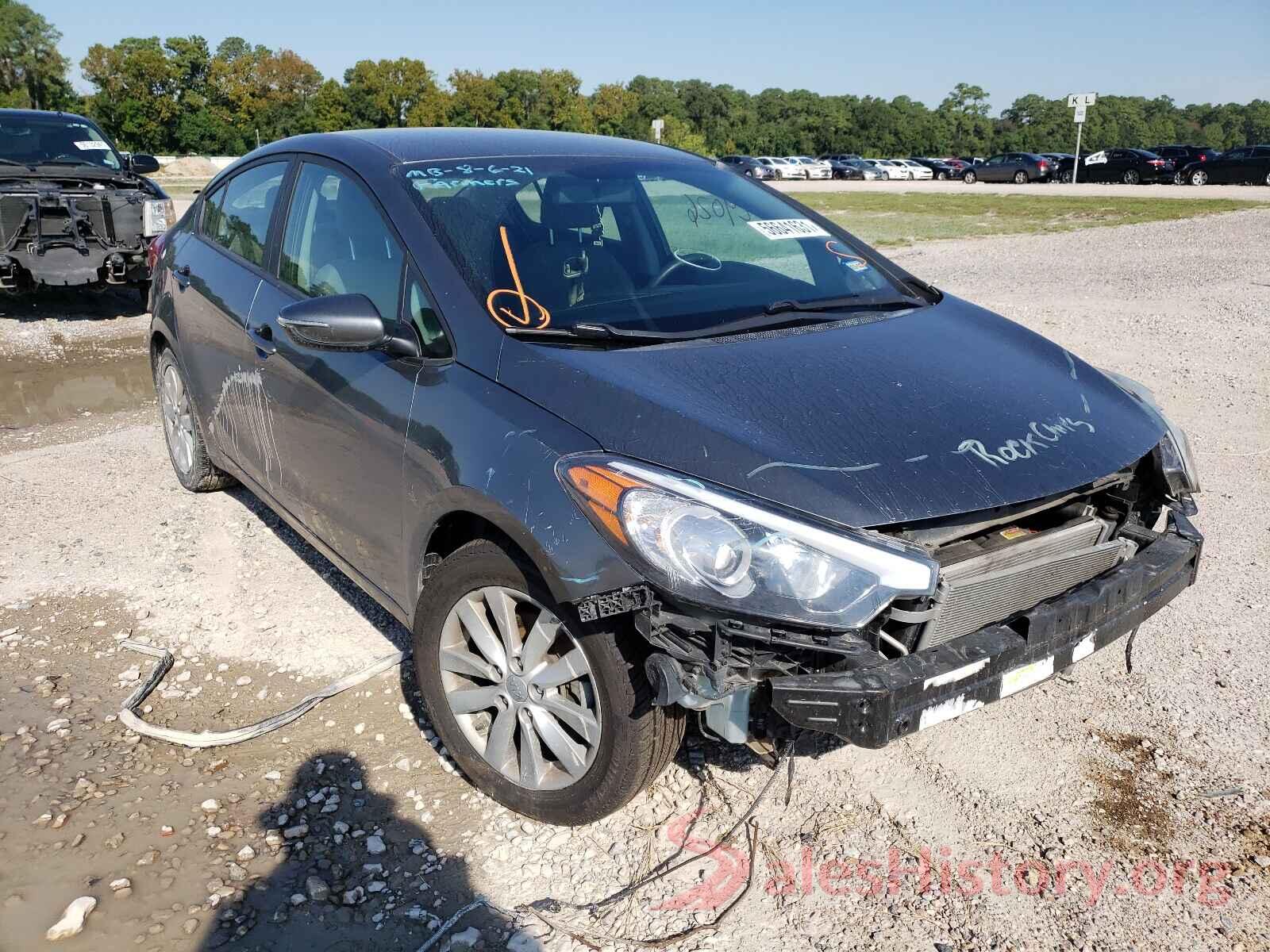 KNAFX4A65G5577293 2016 KIA FORTE