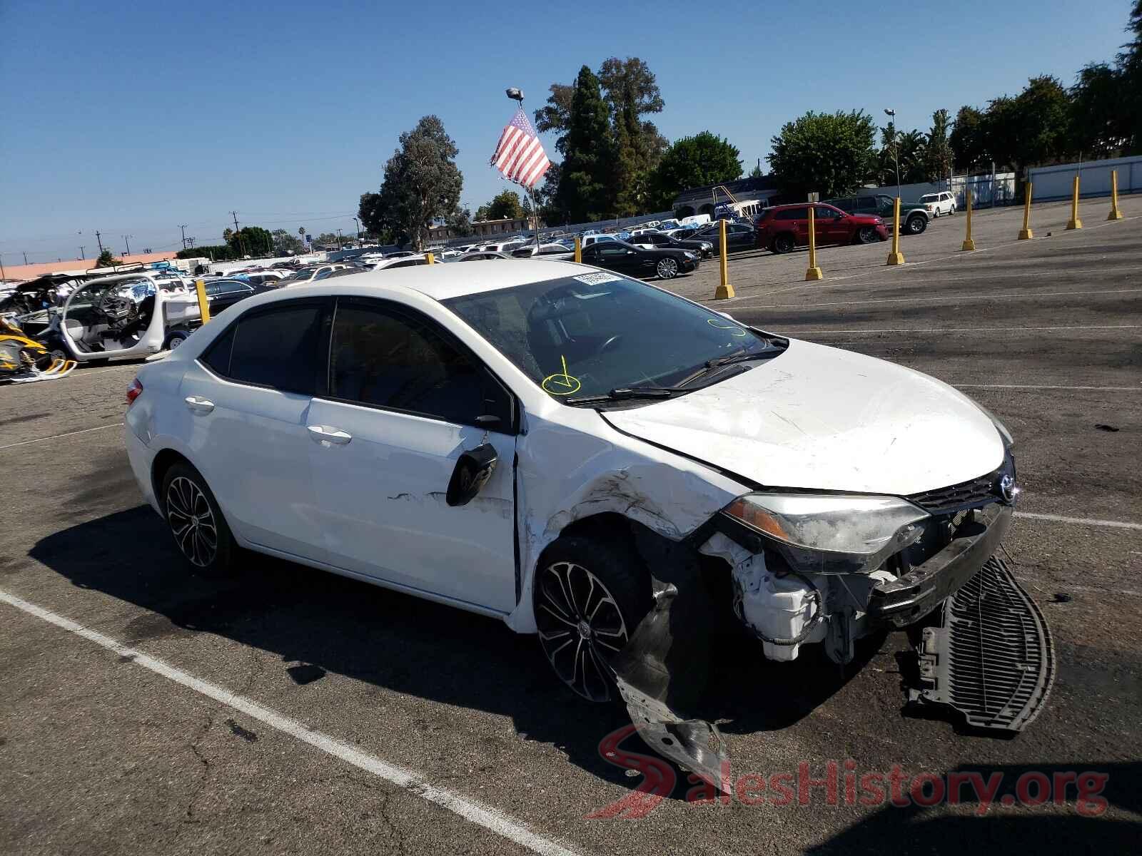 5YFBURHE2GP407853 2016 TOYOTA COROLLA