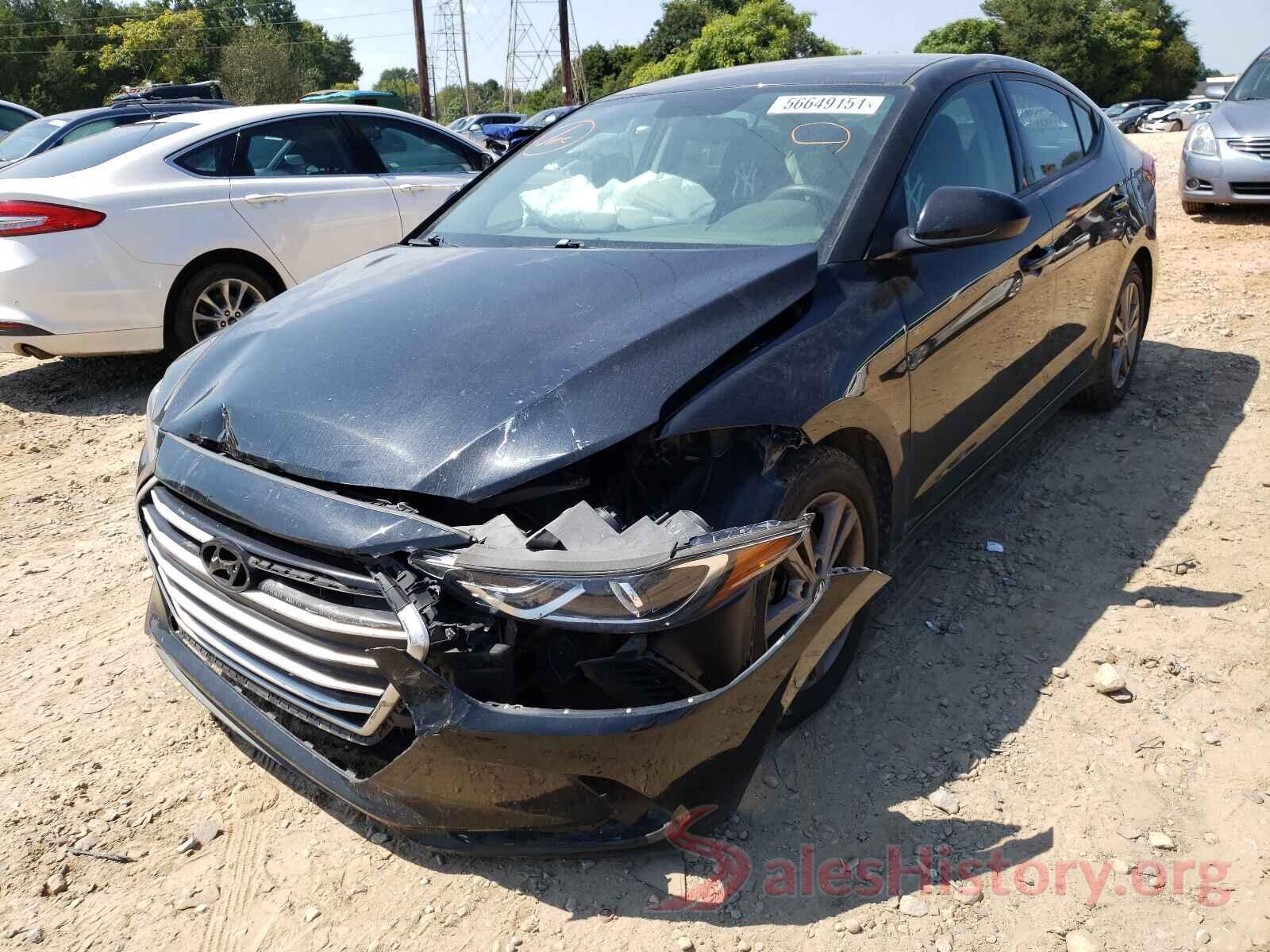 5NPD84LF4JH255854 2018 HYUNDAI ELANTRA