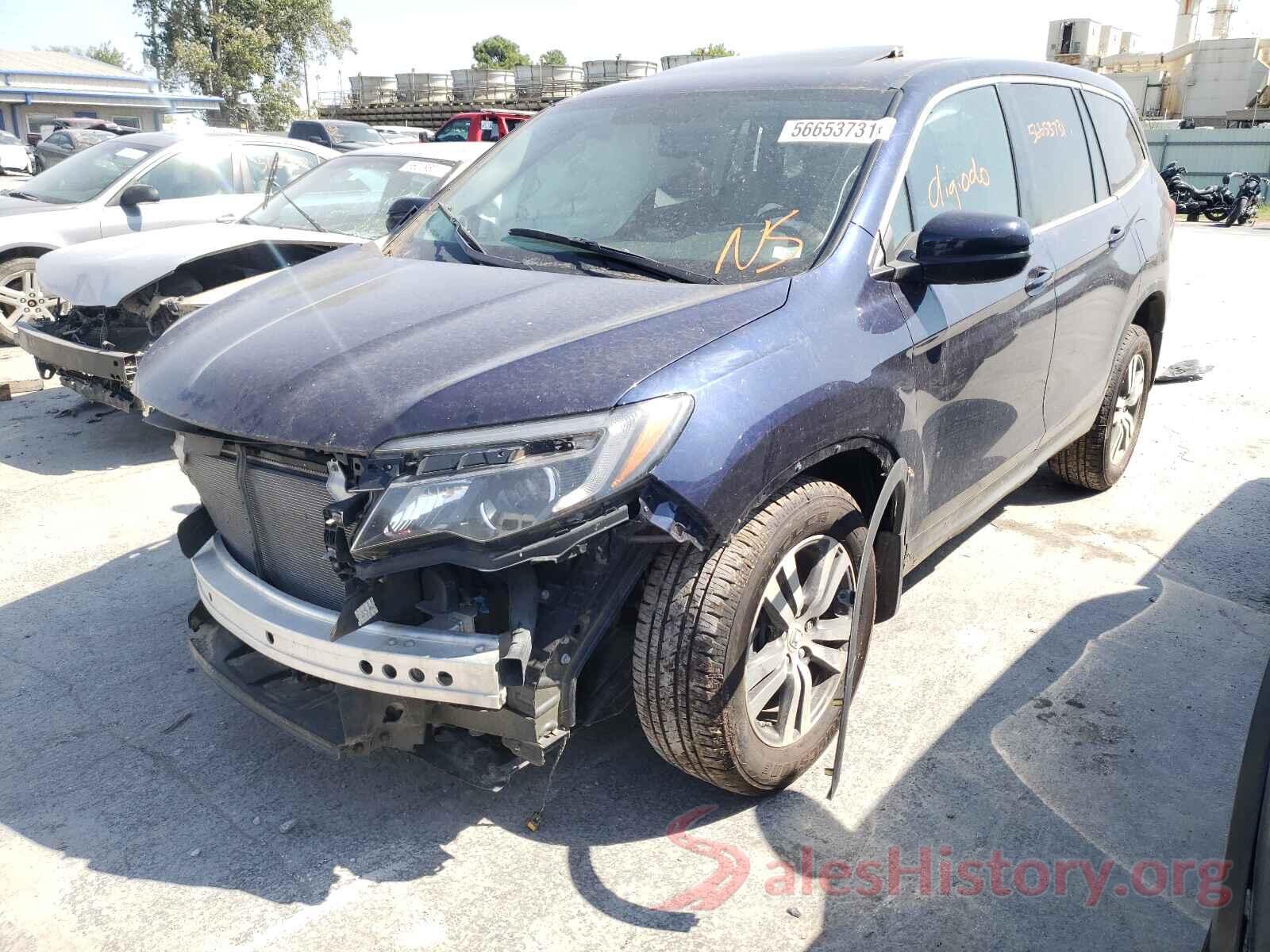 5FNYF6H55GB033477 2016 HONDA PILOT