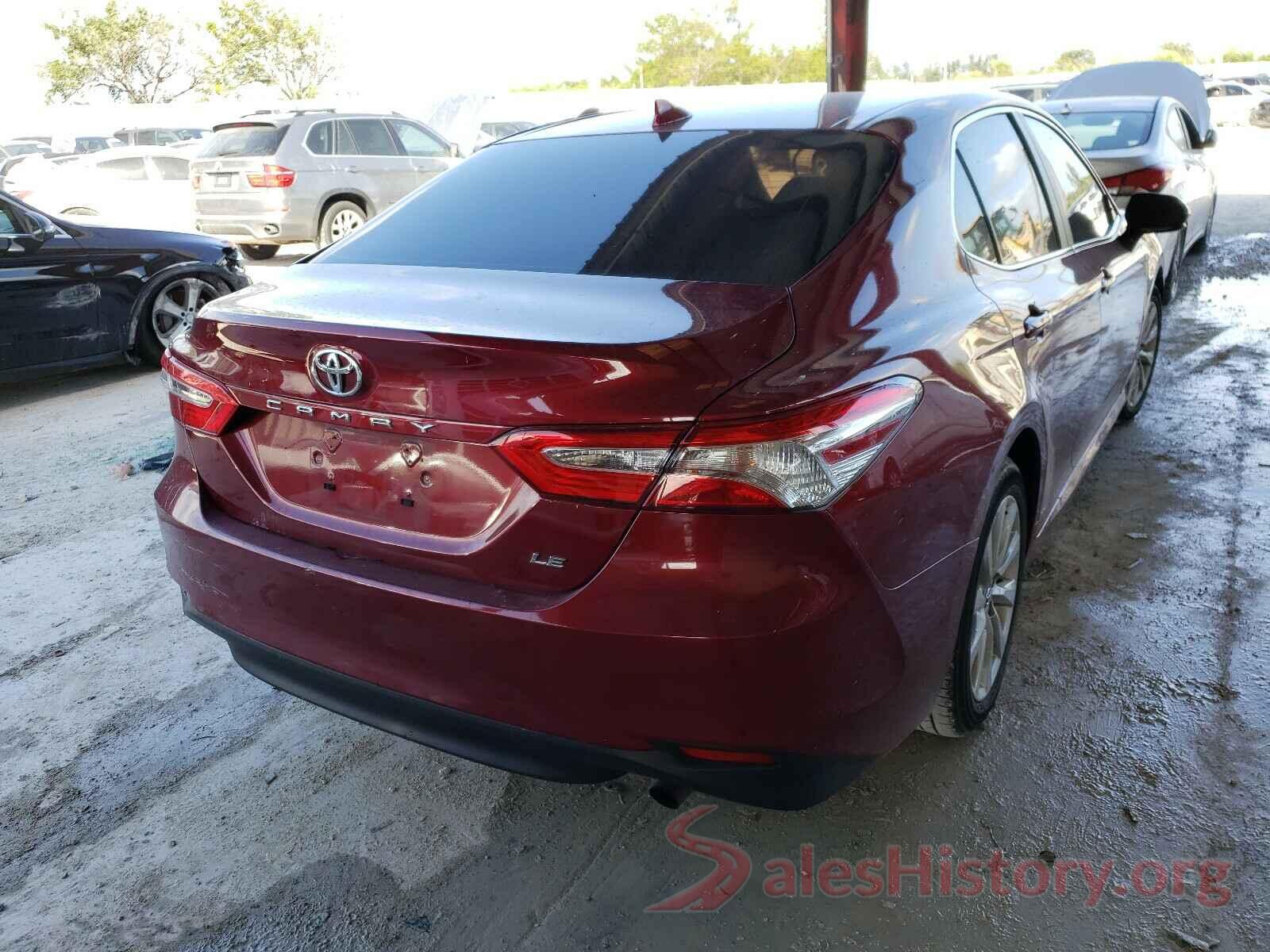 4T1B11HK8KU801834 2019 TOYOTA CAMRY