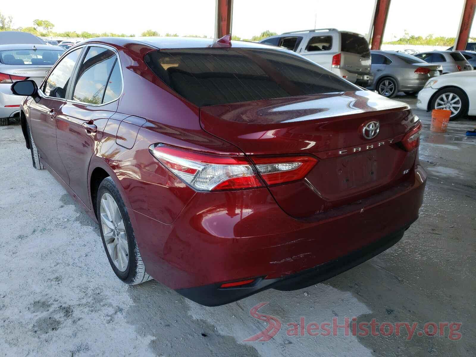 4T1B11HK8KU801834 2019 TOYOTA CAMRY