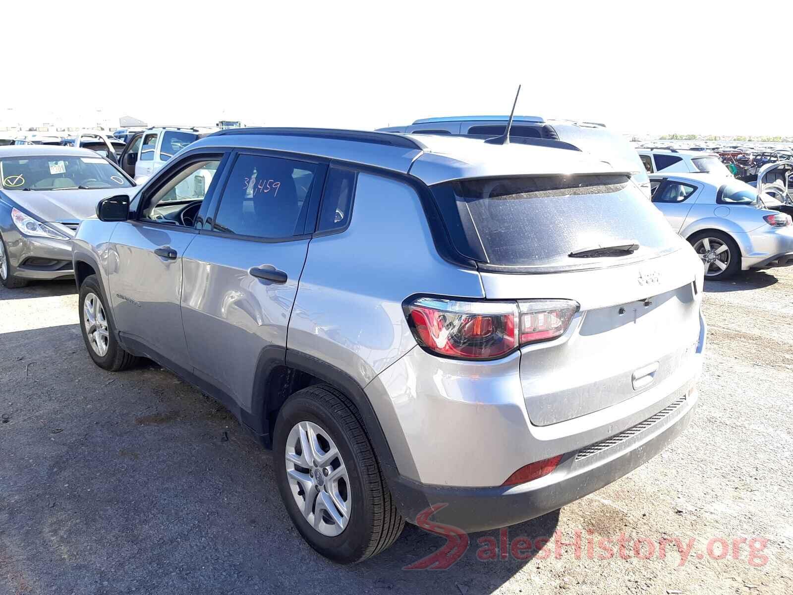 3C4NJCAB7JT124582 2018 JEEP COMPASS