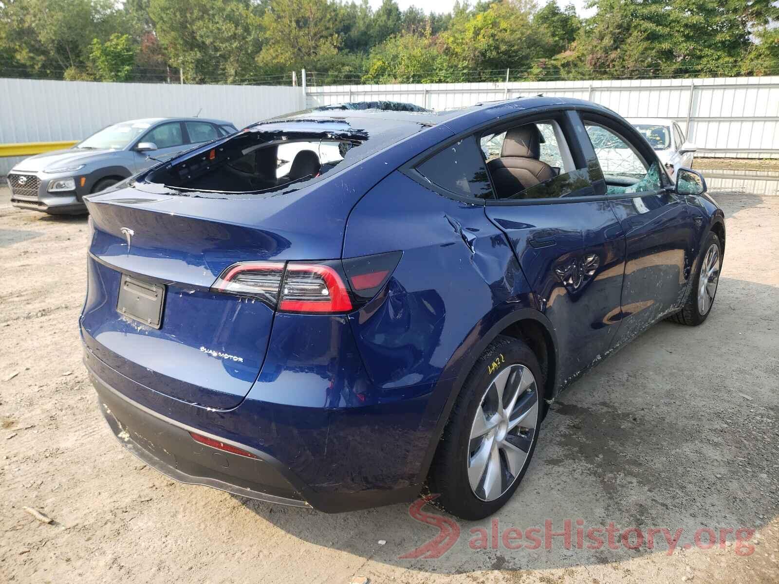 5YJYGDEE5MF082700 2021 TESLA MODEL Y