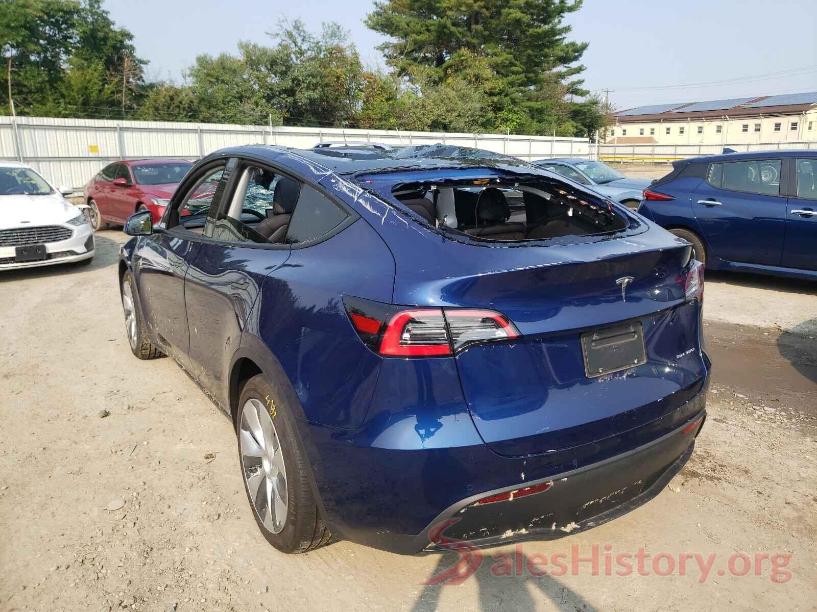 5YJYGDEE5MF082700 2021 TESLA MODEL Y