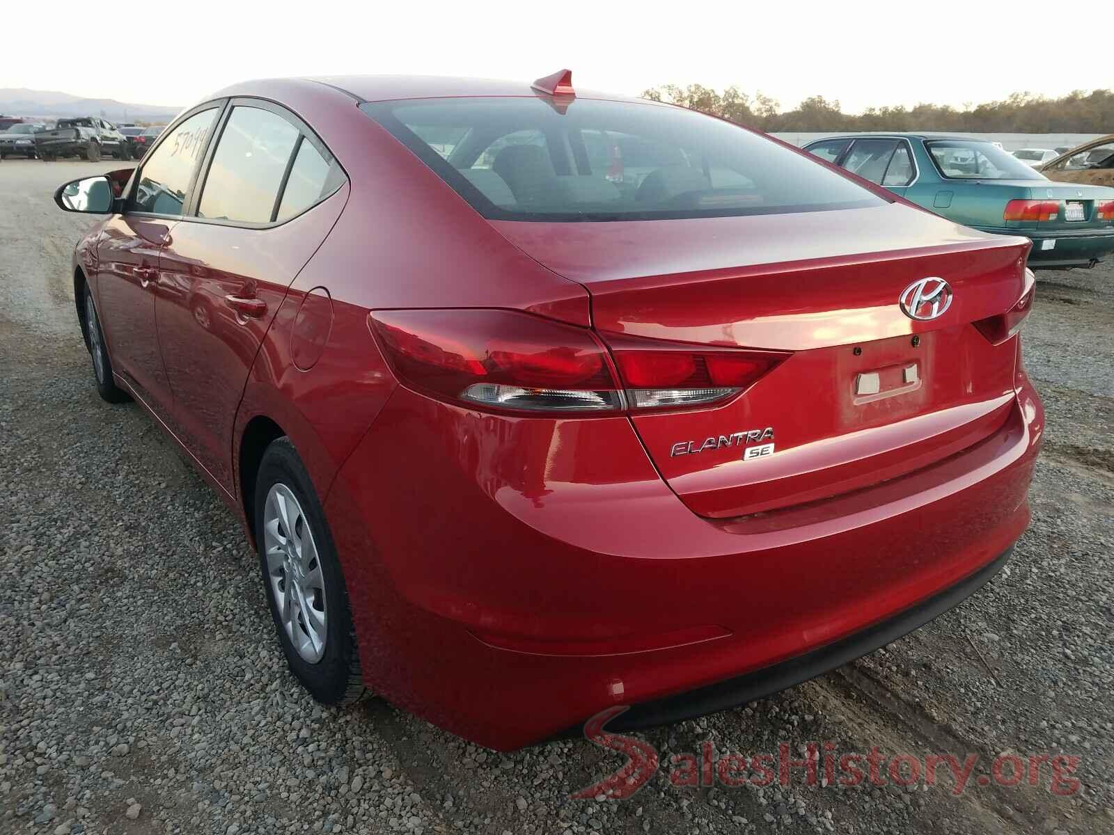 5NPD74LF0HH112817 2017 HYUNDAI ELANTRA