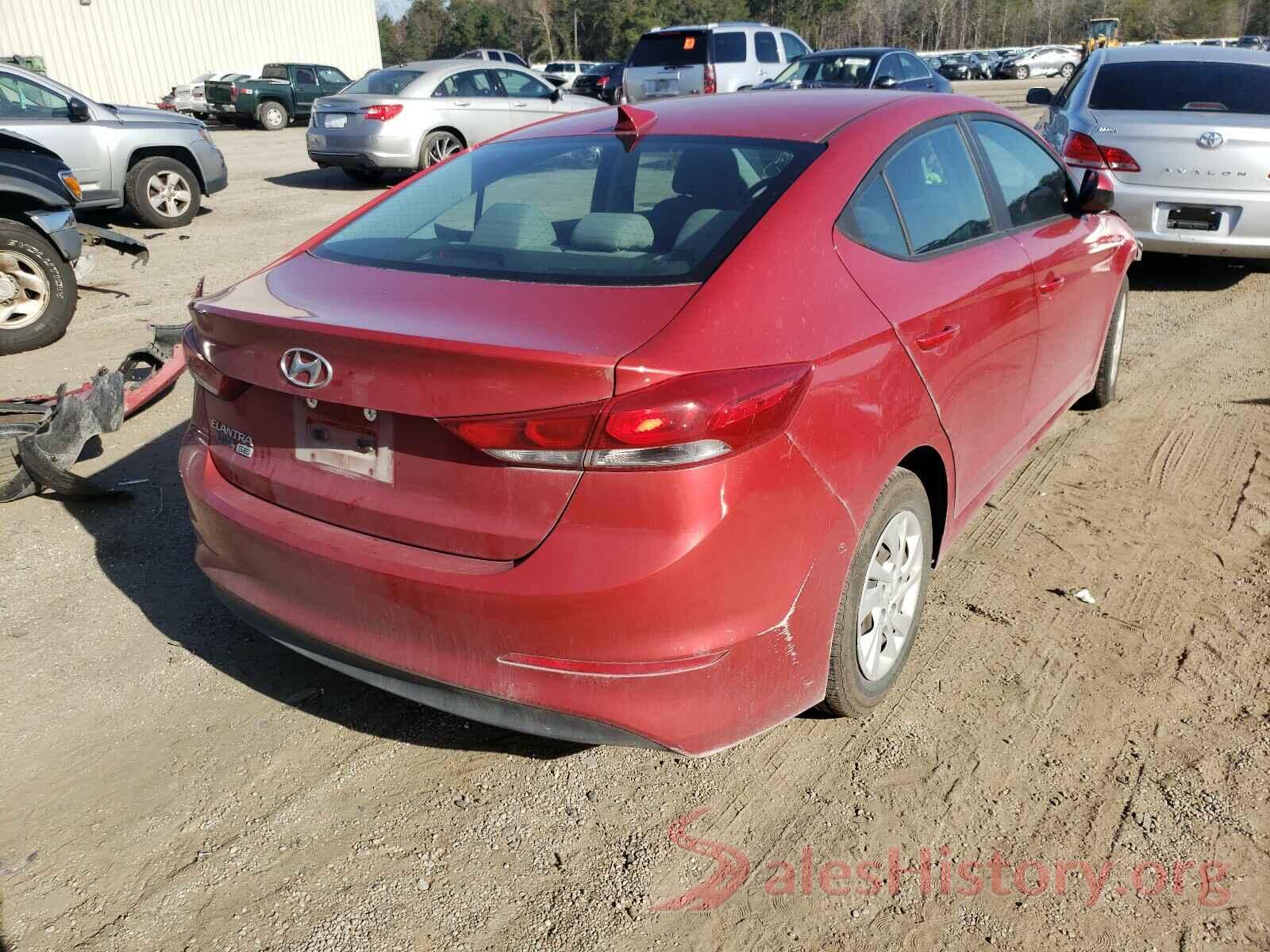 5NPD74LF1HH201053 2017 HYUNDAI ELANTRA