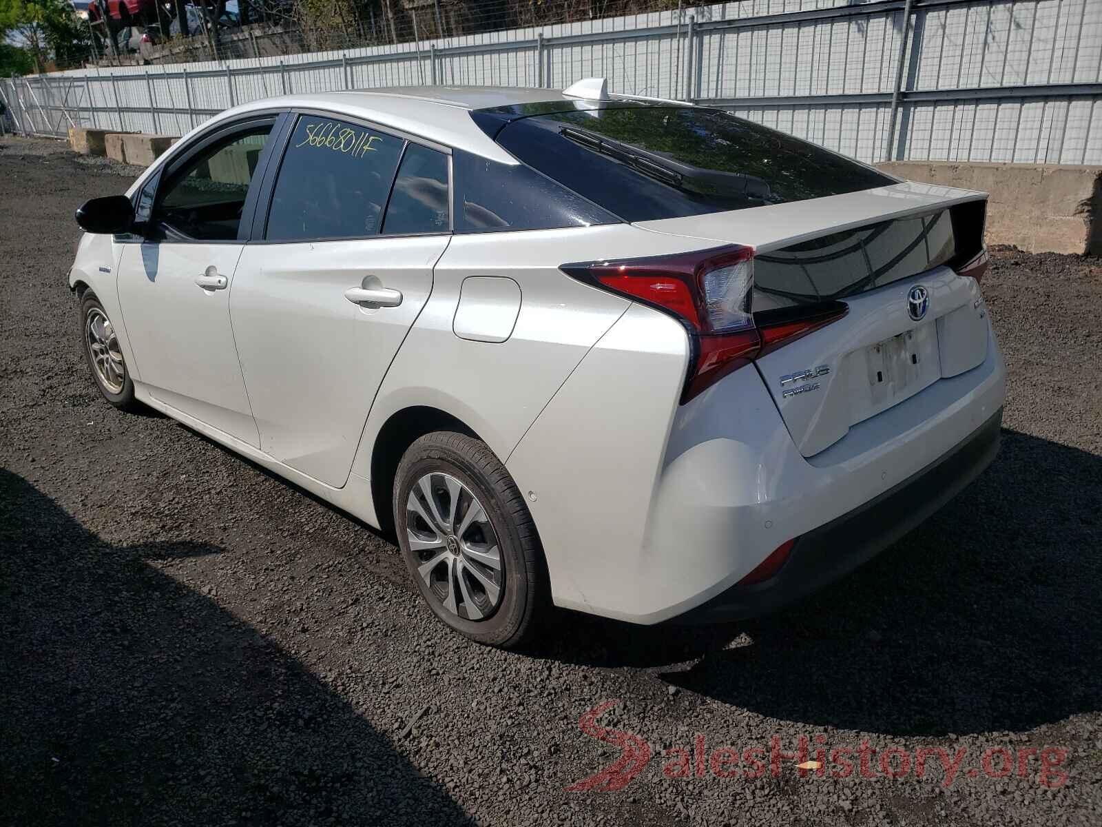 JTDL9RFU4L3019221 2020 TOYOTA PRIUS