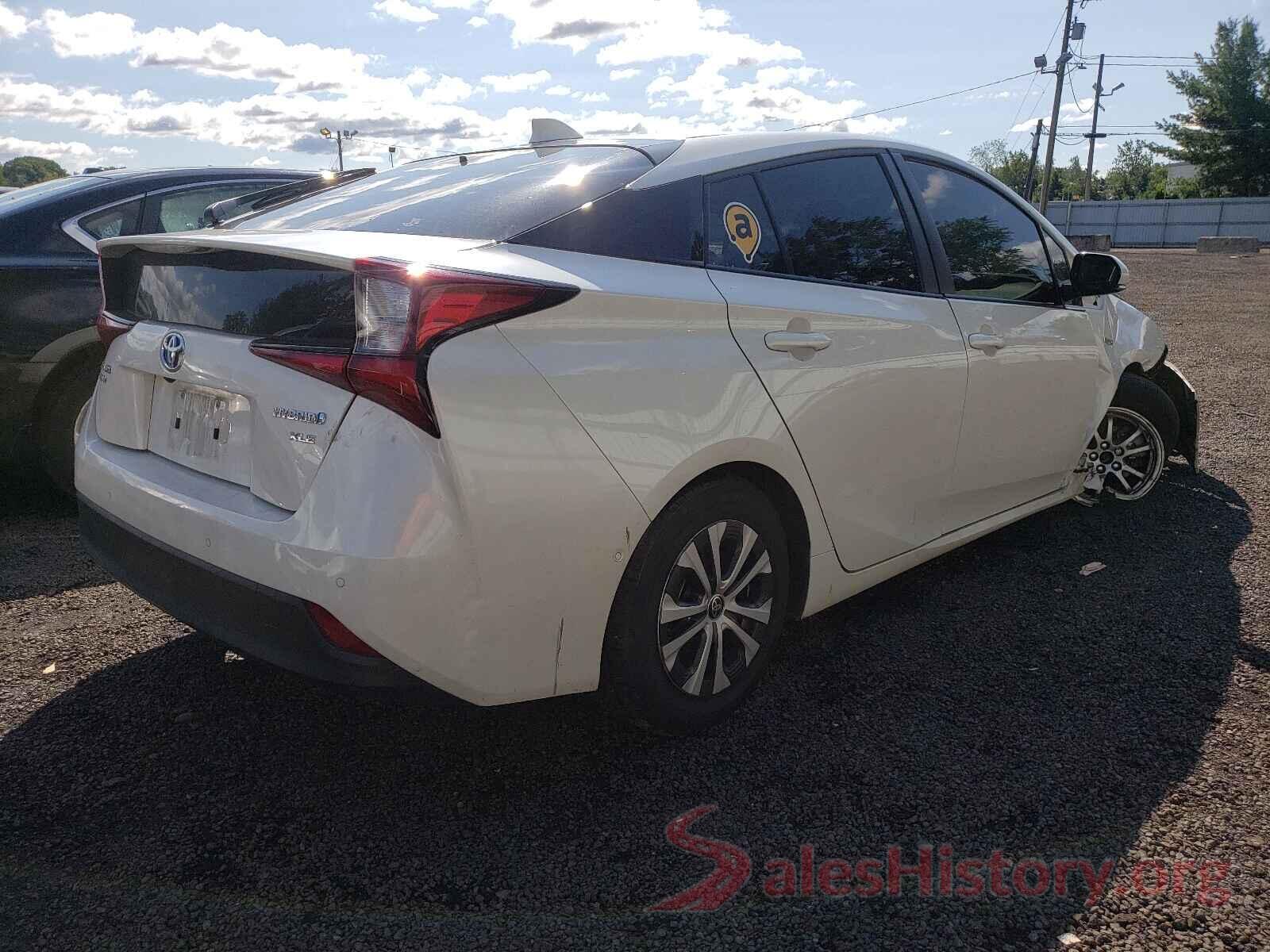 JTDL9RFU4L3019221 2020 TOYOTA PRIUS