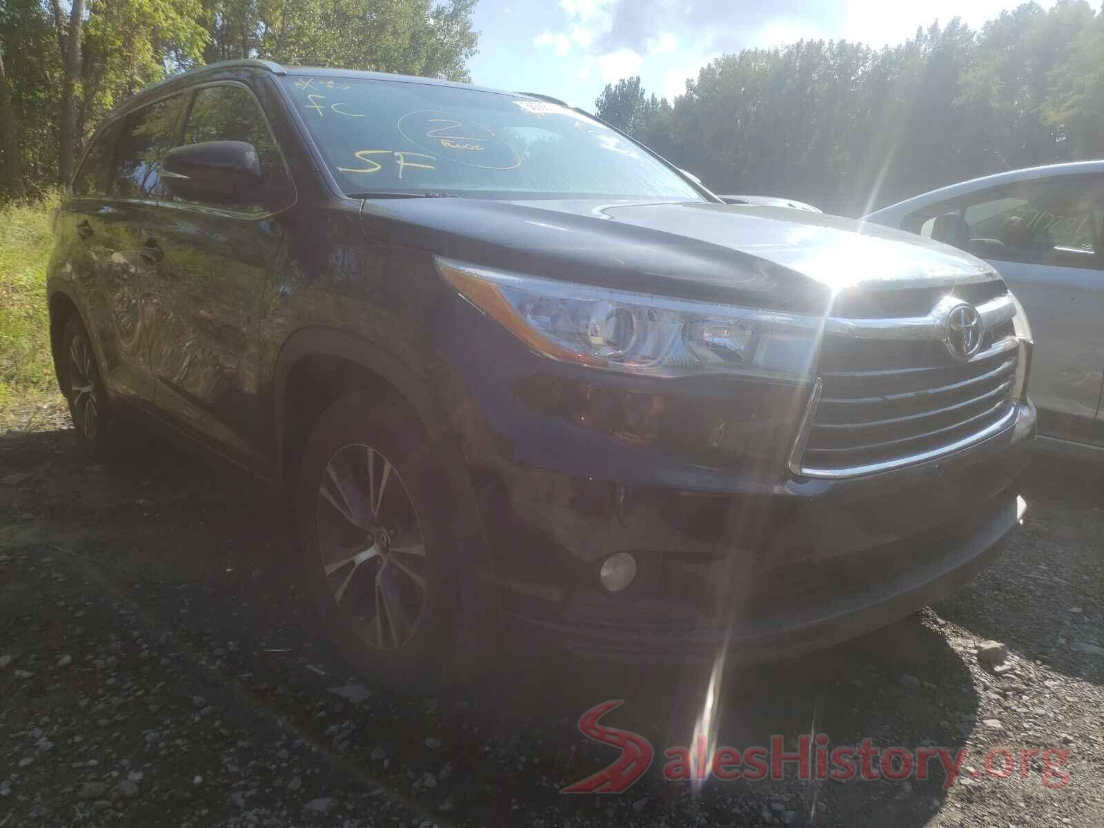 5TDJKRFH4GS252244 2016 TOYOTA HIGHLANDER