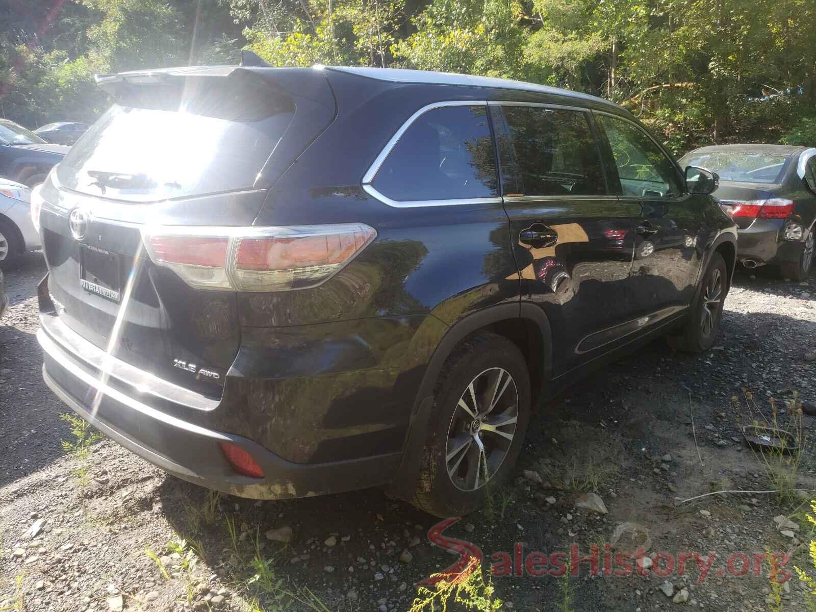 5TDJKRFH4GS252244 2016 TOYOTA HIGHLANDER