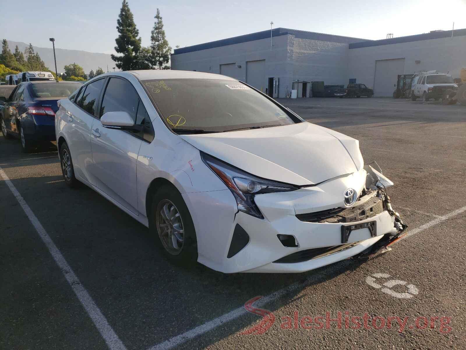 JTDKBRFU7G3020160 2016 TOYOTA PRIUS