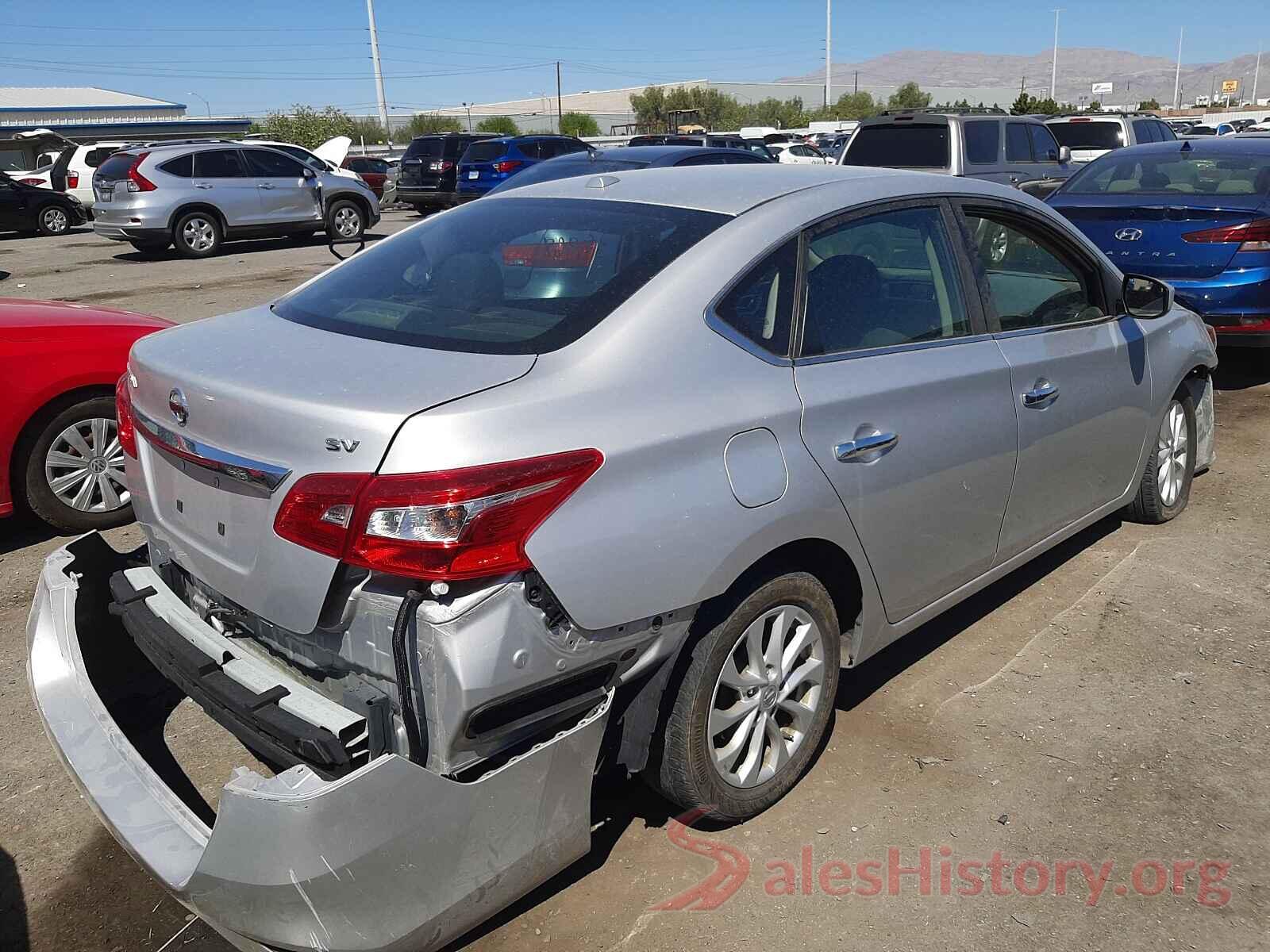 3N1AB7APXKL623542 2019 NISSAN SENTRA