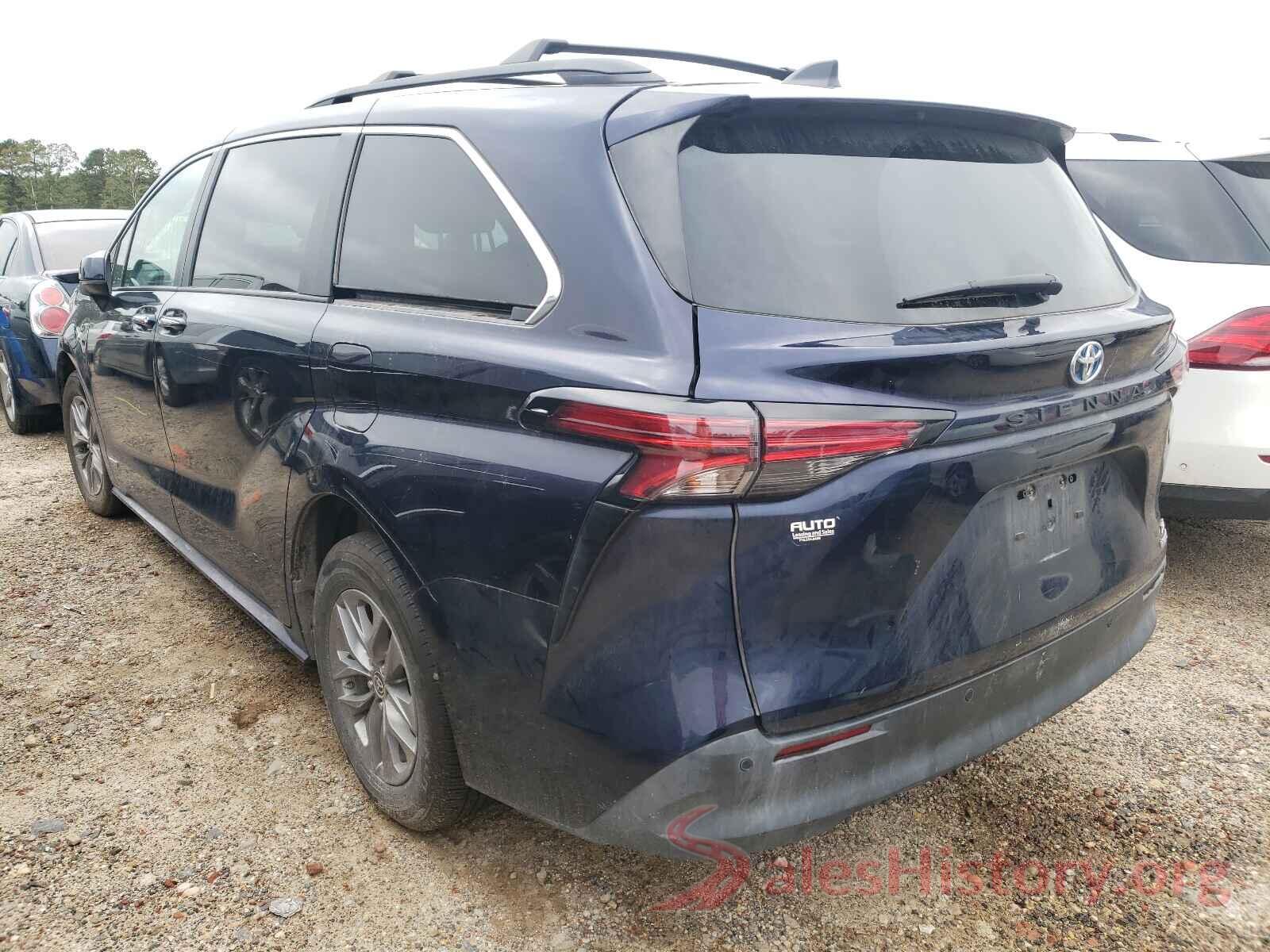 5TDJRKEC9MS004026 2021 TOYOTA SIENNA