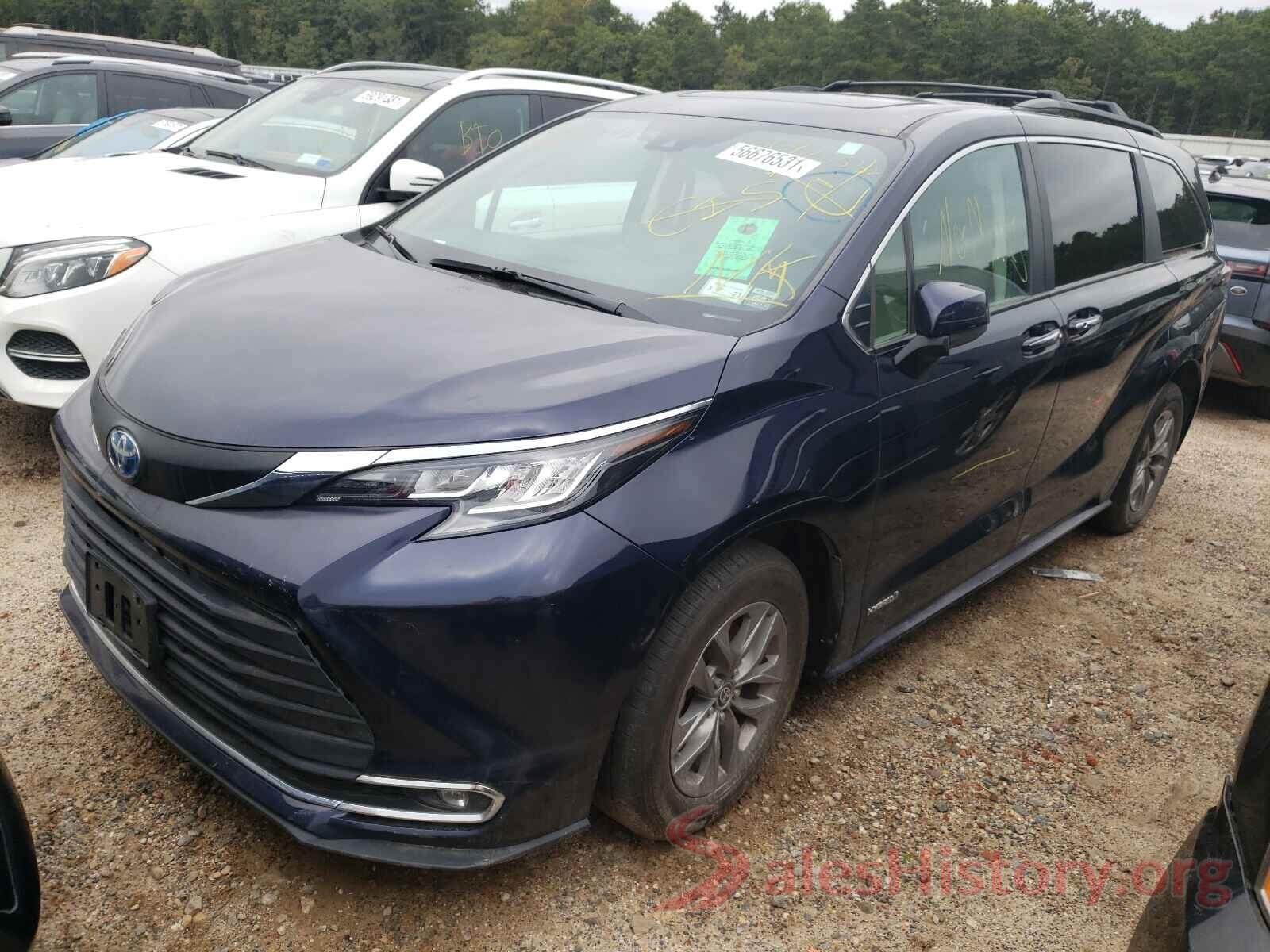 5TDJRKEC9MS004026 2021 TOYOTA SIENNA