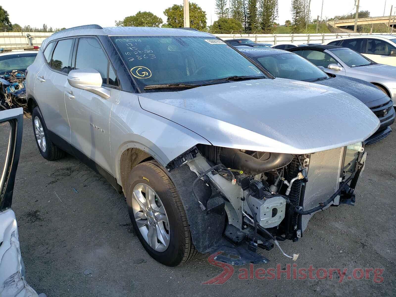 3GNKBBRA1LS662863 2020 CHEVROLET BLAZER 1LT