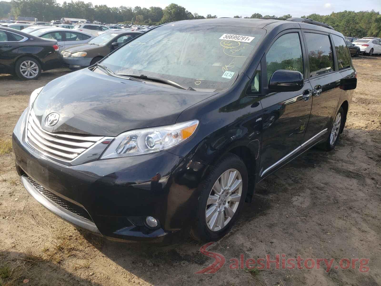 5TDDZ3DC0HS150101 2017 TOYOTA SIENNA