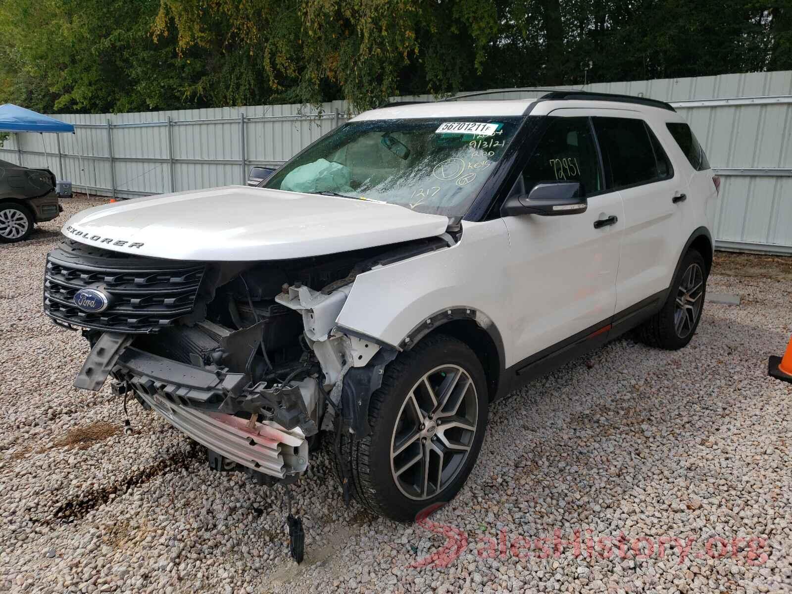 1FM5K8GT8GGB01217 2016 FORD EXPLORER