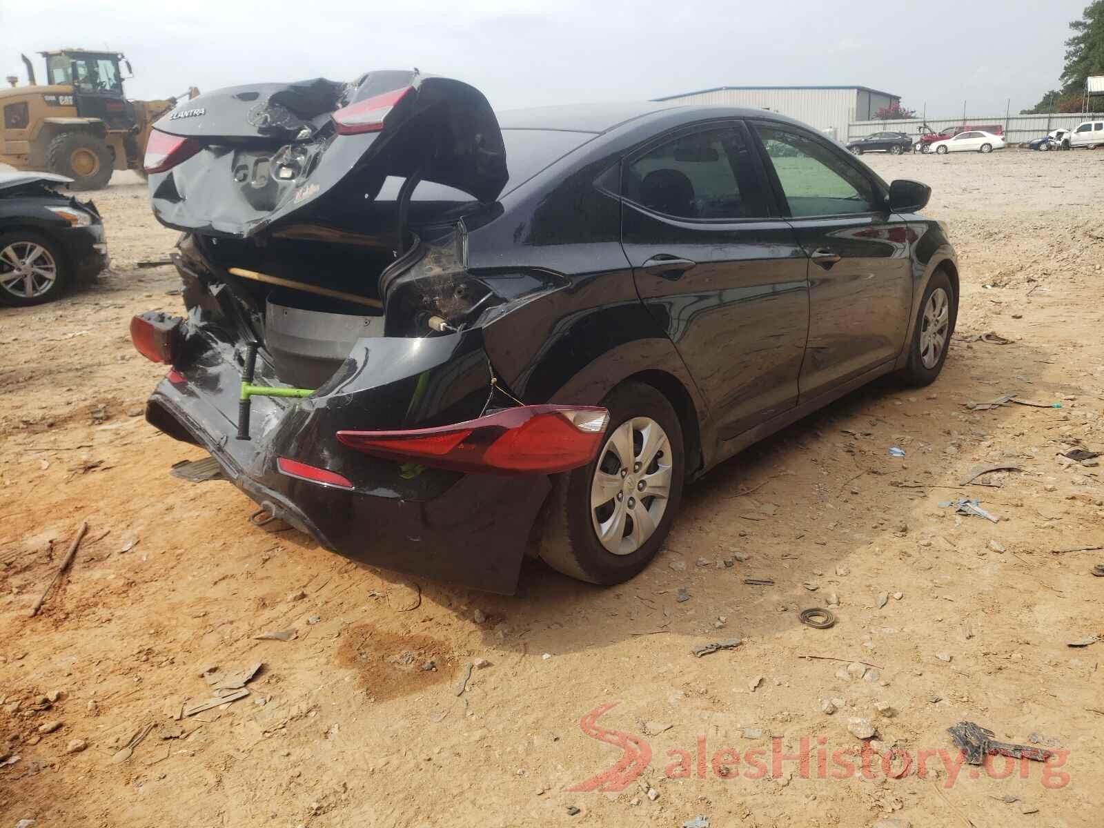 5NPDH4AE8GH676589 2016 HYUNDAI ELANTRA