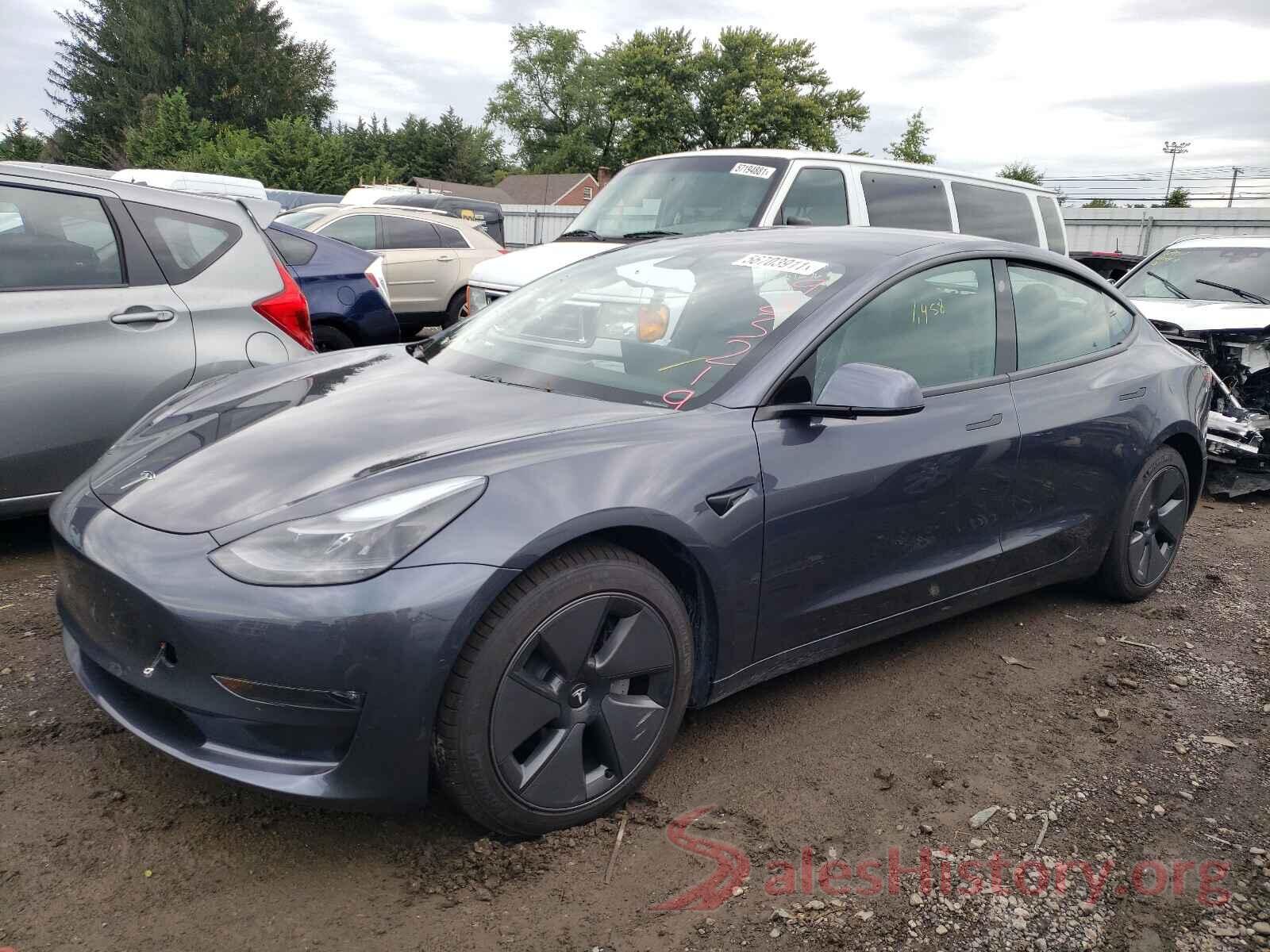 5YJ3E1EB2MF983219 2021 TESLA MODEL 3