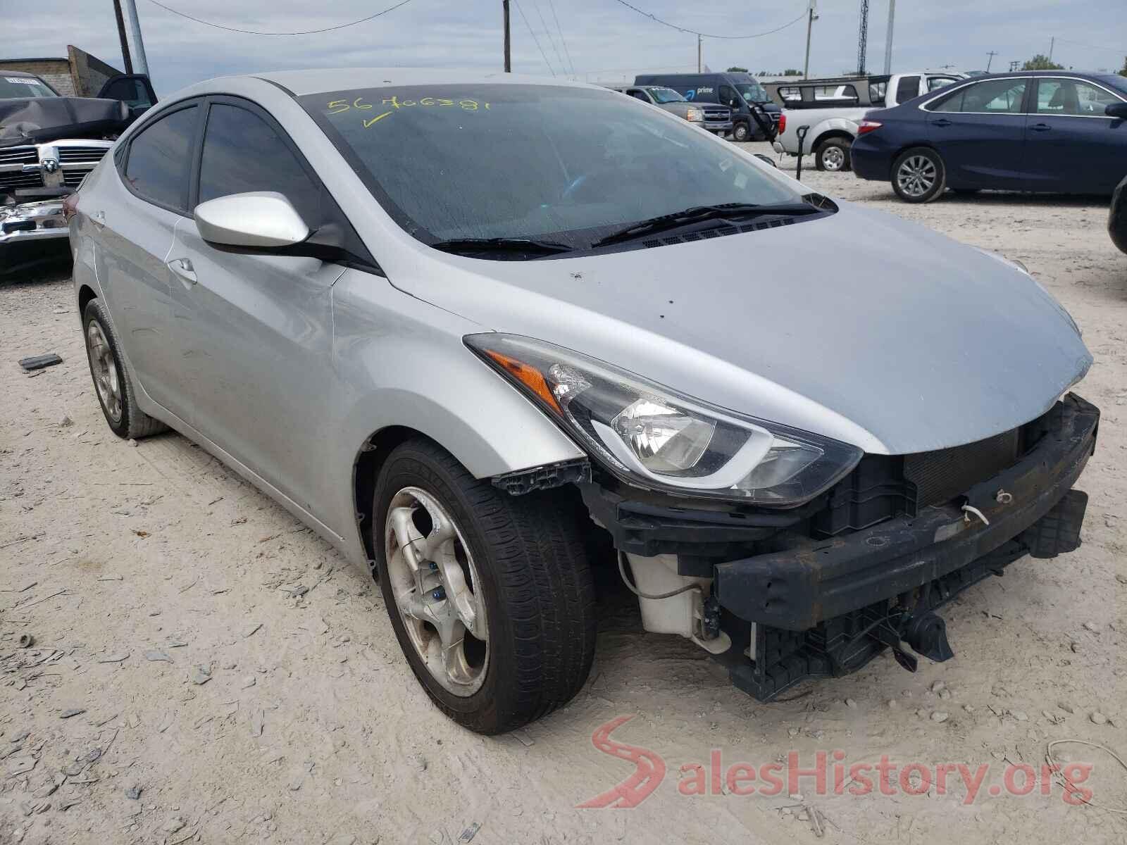 5NPDH4AE2GH735345 2016 HYUNDAI ELANTRA