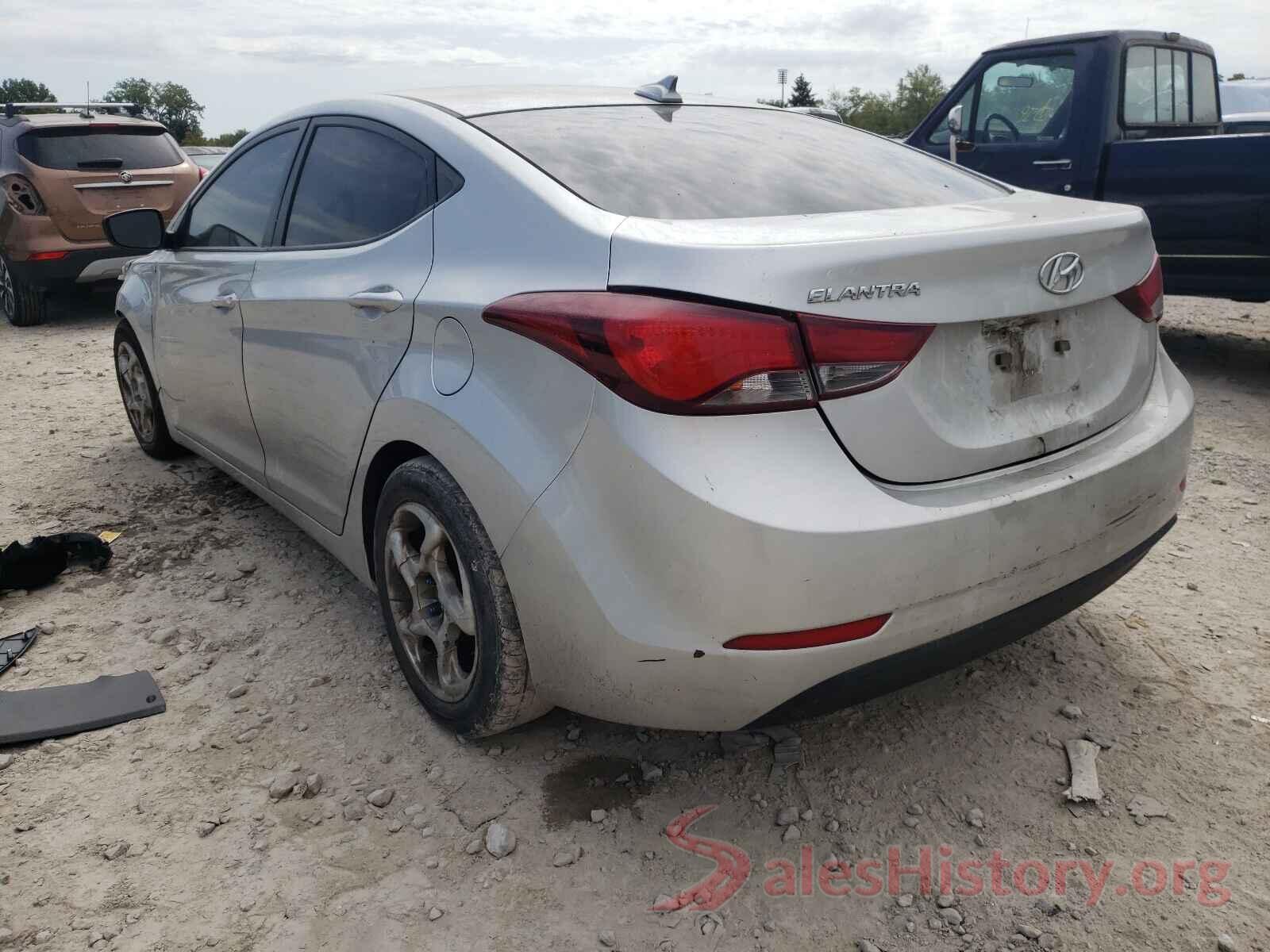 5NPDH4AE2GH735345 2016 HYUNDAI ELANTRA