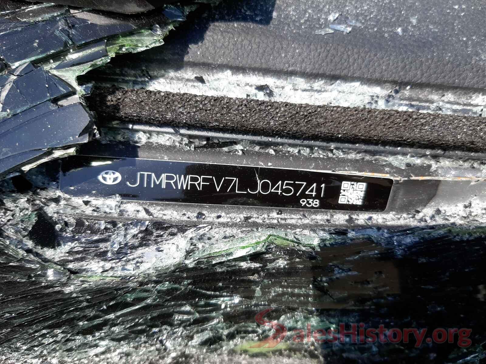 JTMRWRFV7LJ045741 2020 TOYOTA RAV4