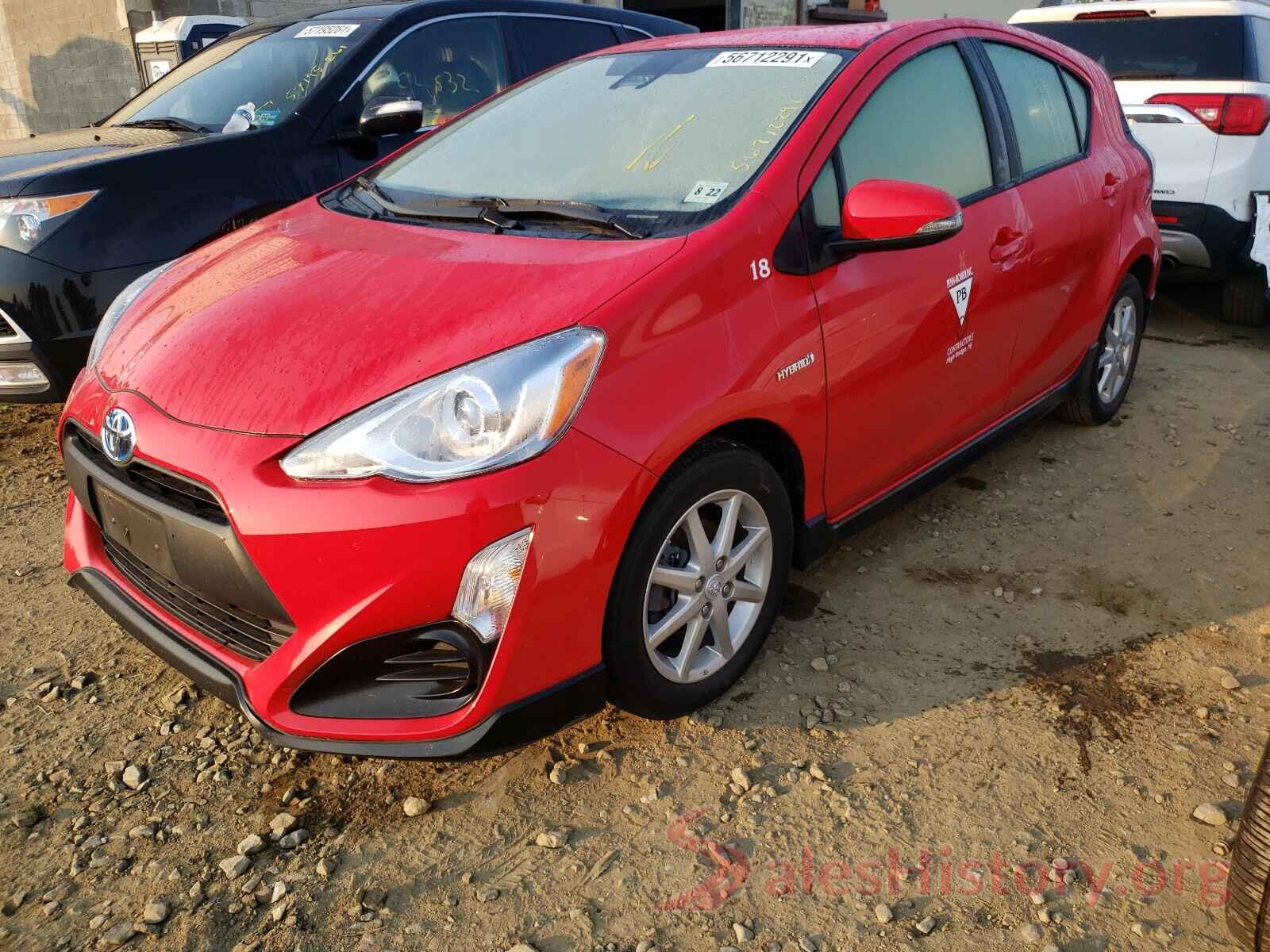 JTDKDTB31H1597543 2017 TOYOTA PRIUS