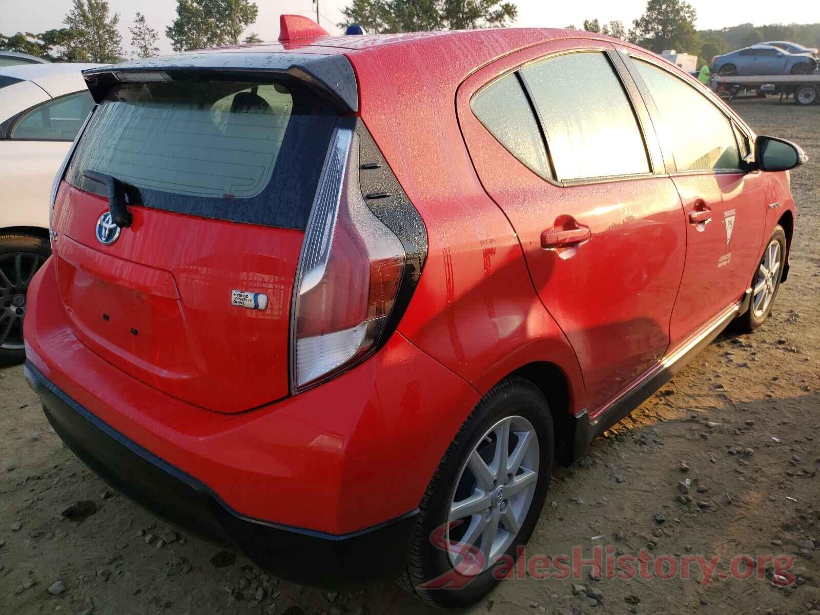 JTDKDTB31H1597543 2017 TOYOTA PRIUS