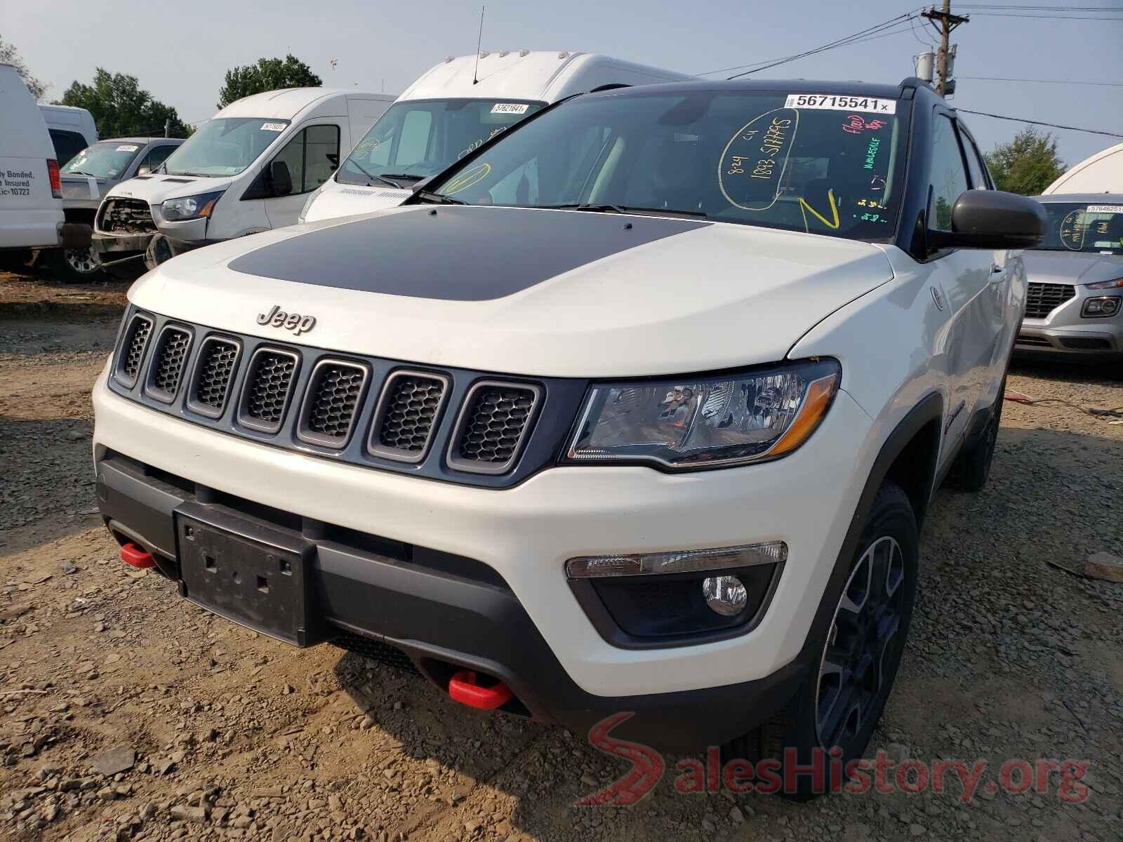 3C4NJDDB7KT733268 2019 JEEP COMPASS