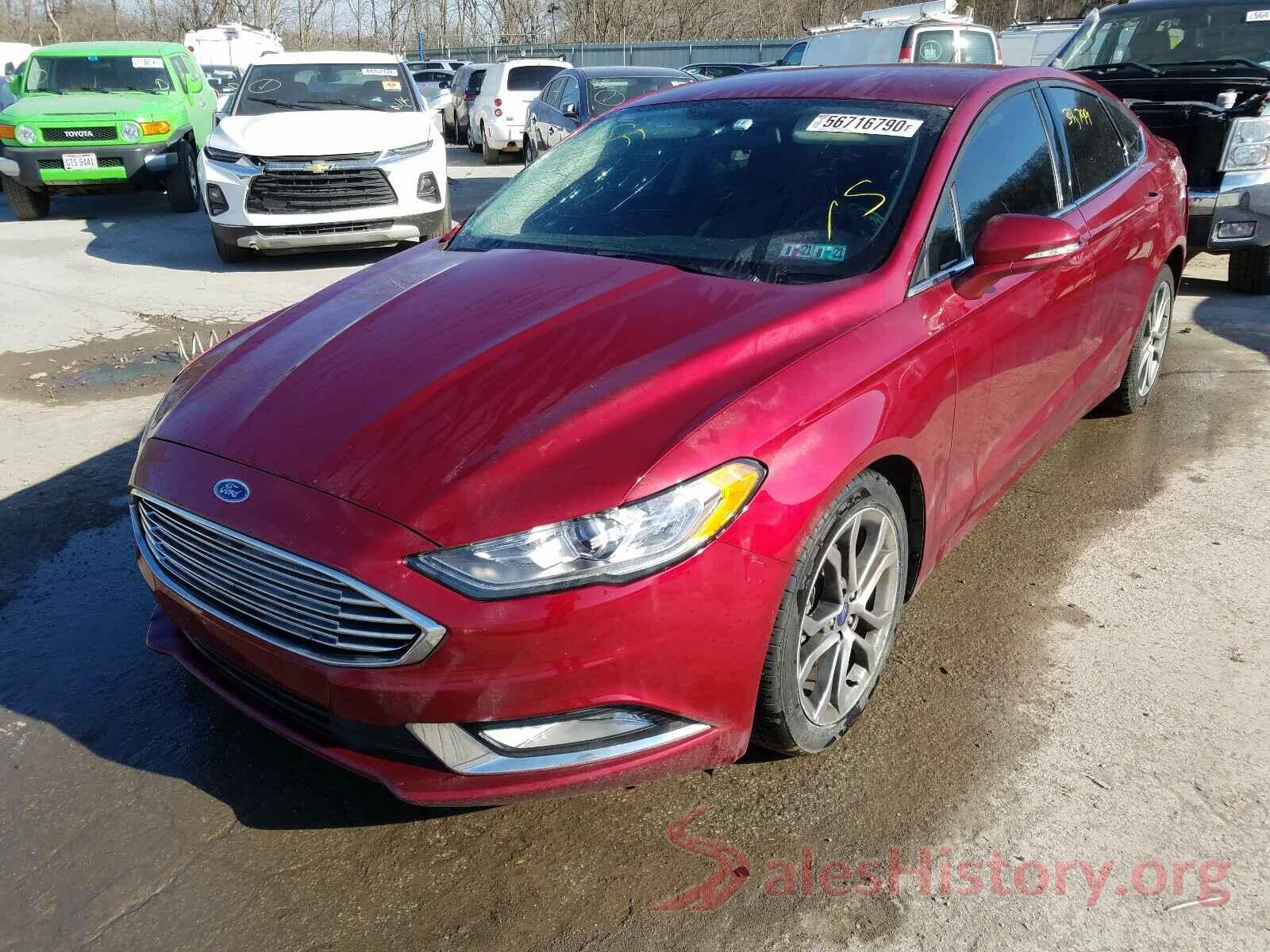 3FA6P0HD4HR411710 2017 FORD FUSION