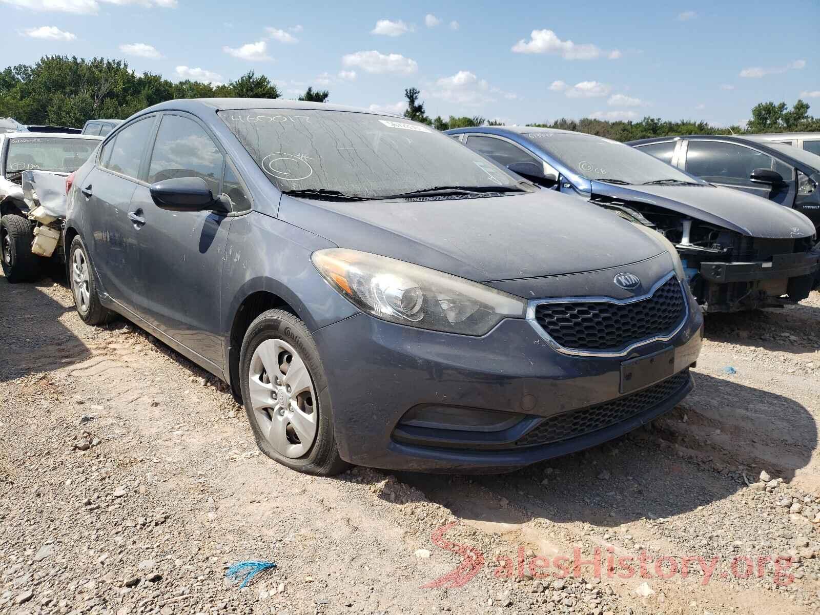 KNAFK4A61G5460017 2016 KIA FORTE