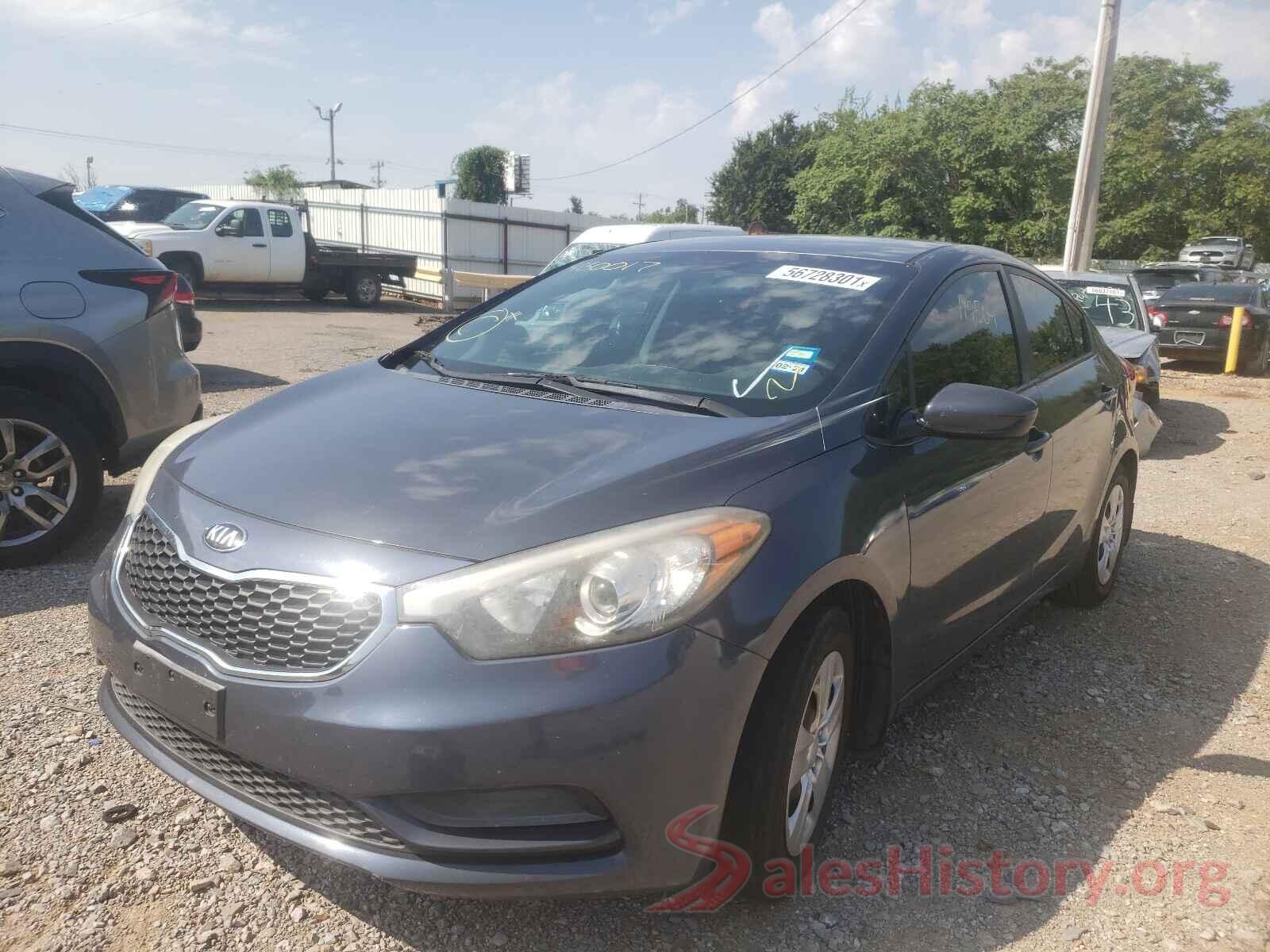 KNAFK4A61G5460017 2016 KIA FORTE